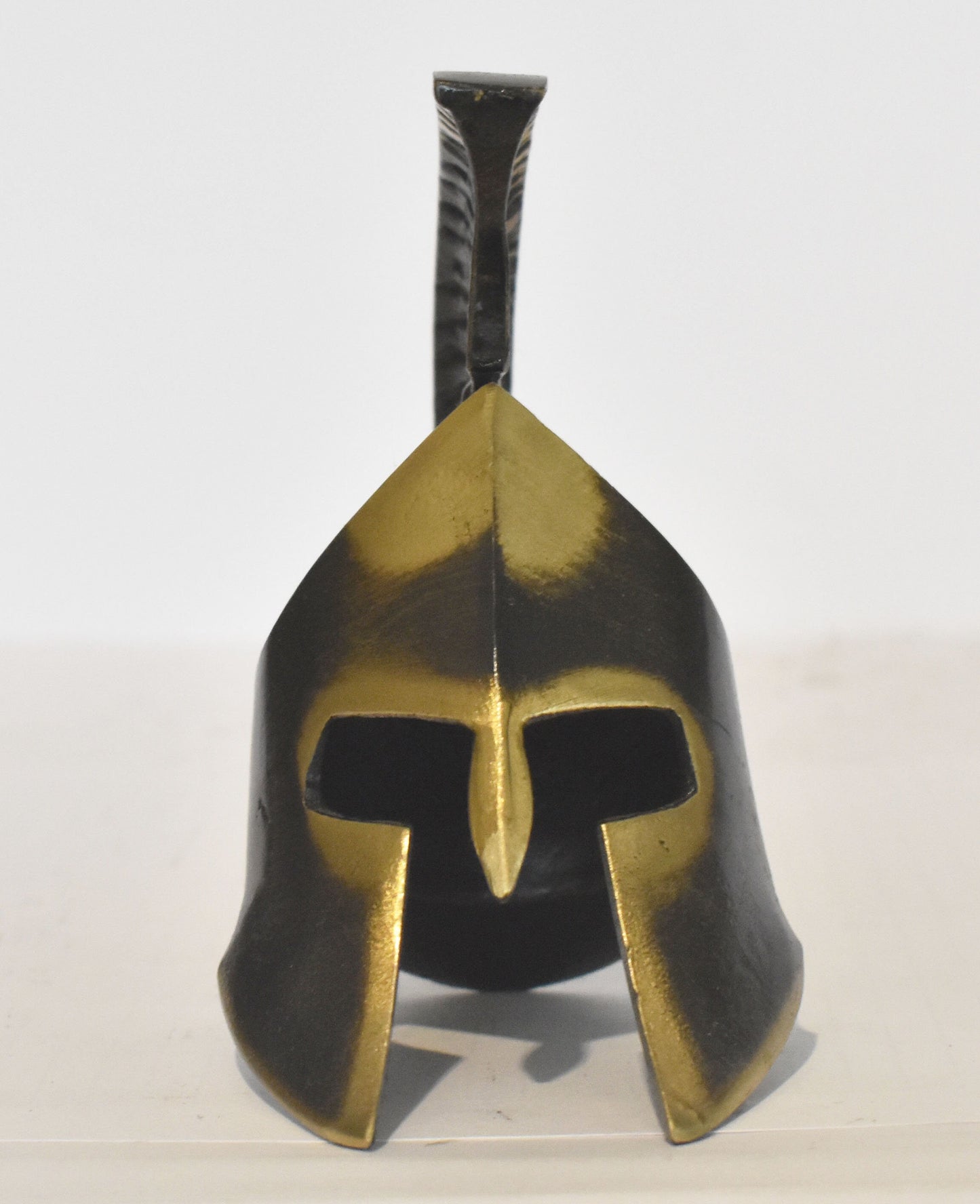 Leonida's Helmet - King of Sparta - Battle of Thermopylae - 300 Spartans - pure bronze  statue