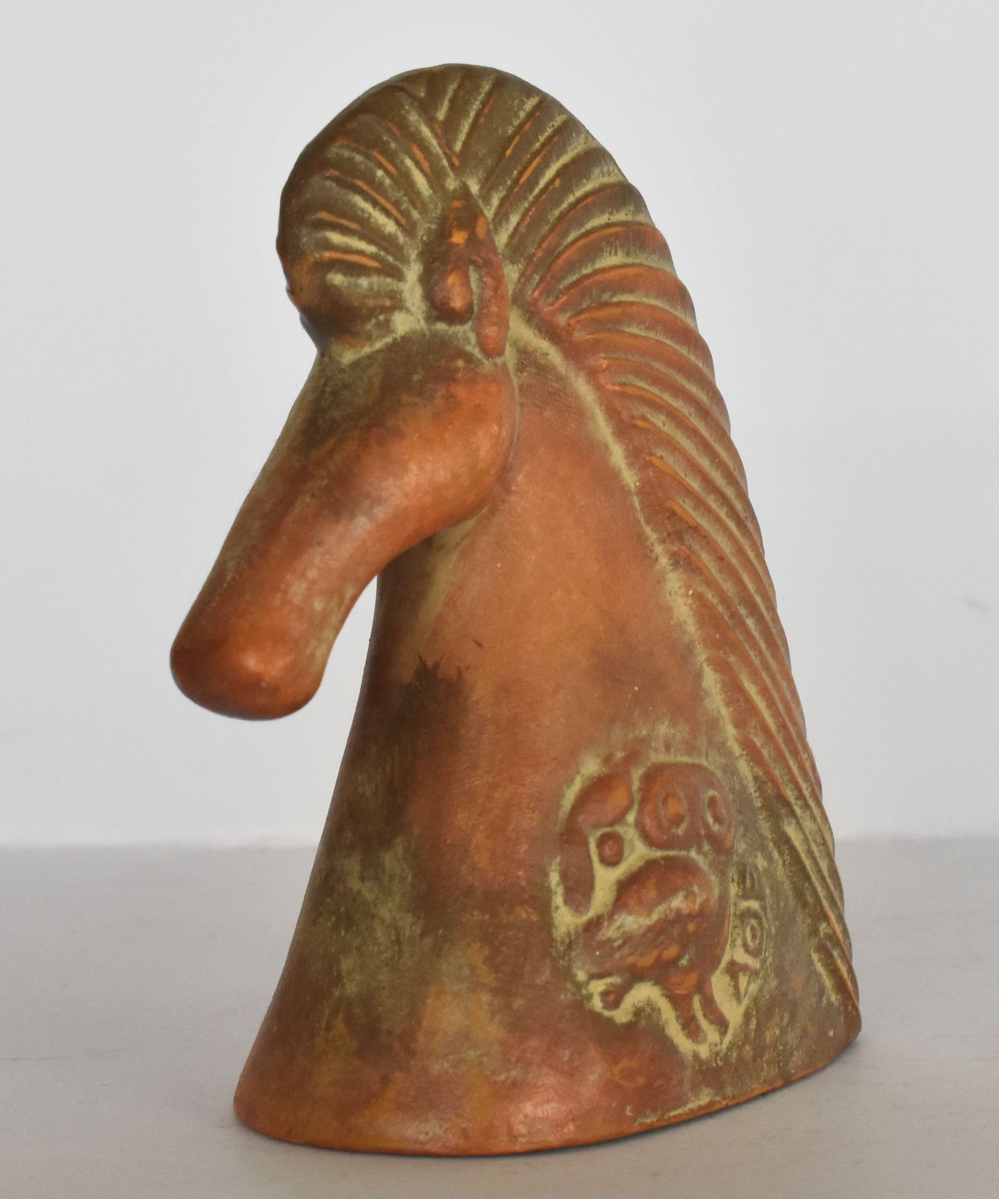 Horse Head - Athens, Attica - 500 BC - Symbol of  Courage, Integrity, Power - dedication at sanctuary - Museum Replica - Ceramic Artifact