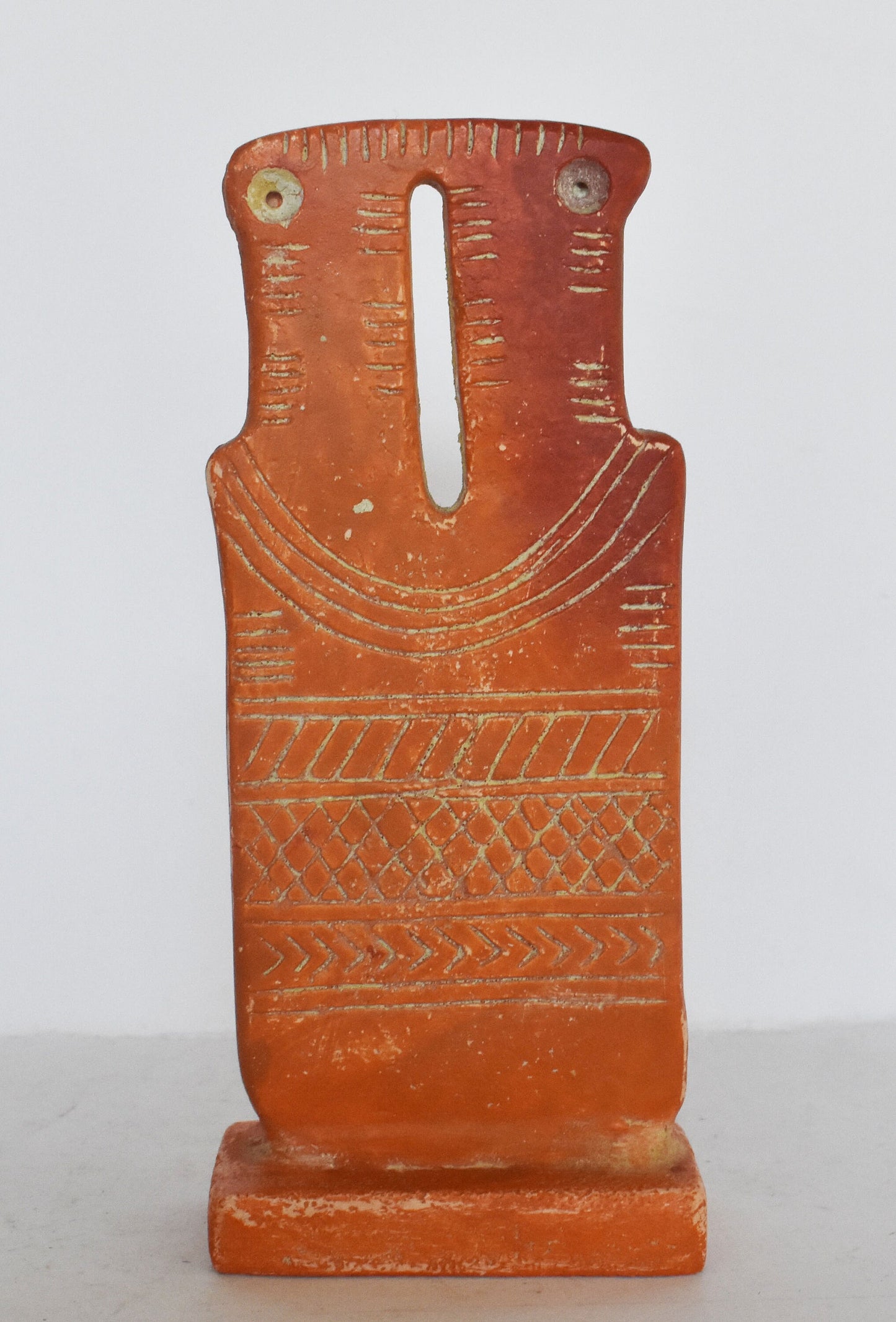 Plank Shaped Figurine - From Vounous - Early Cypriot III - Middle Cypriot I, 2000-1800 BC - Nicosia Museum, Reproduction - Ceramic Artifact