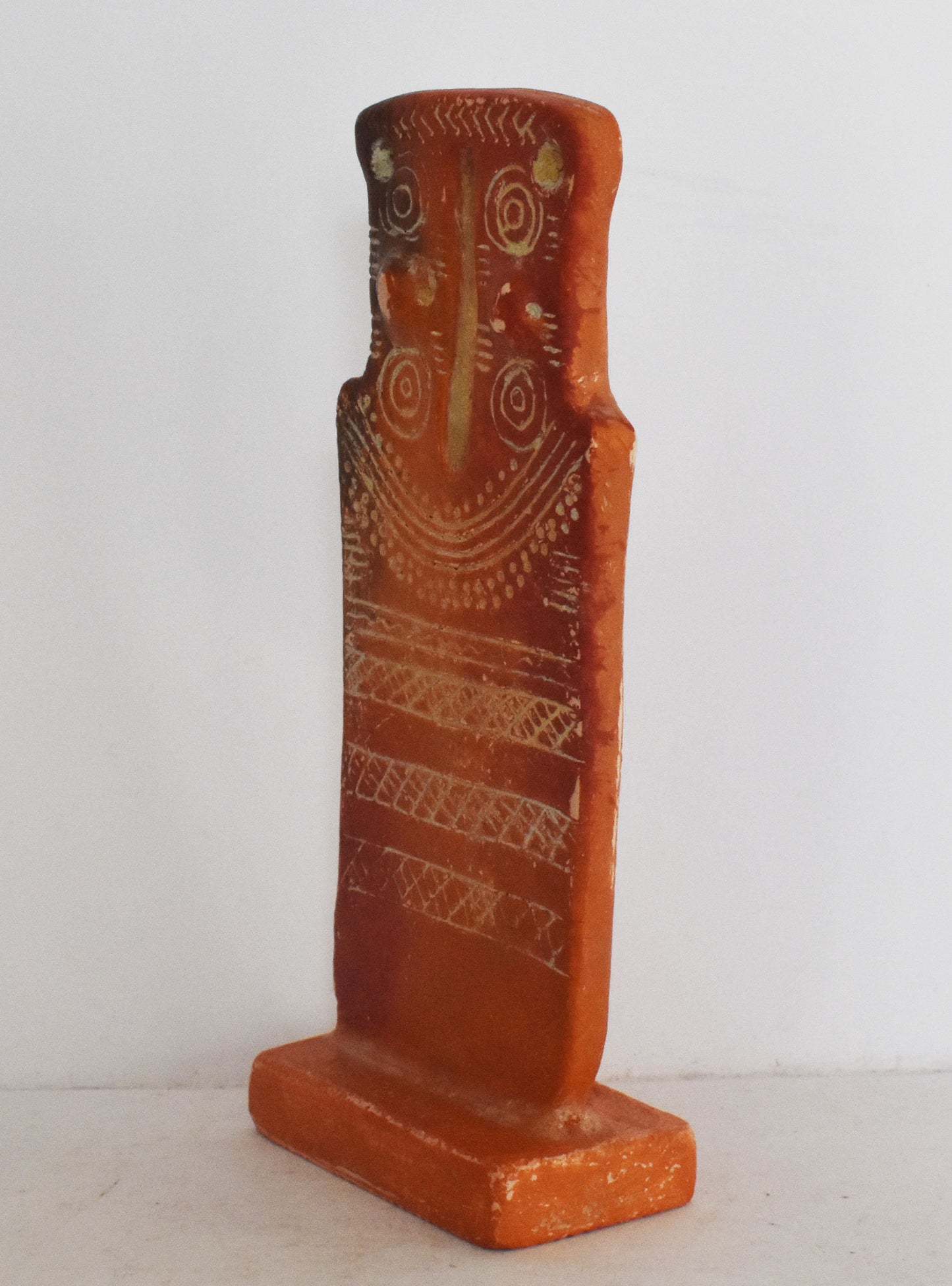 Plank Shaped Figurine - From Vounous - Early Cypriot III - Middle Cypriot I, 2000-1800 BC - Nicosia Museum, Reproduction - Ceramic Artifact