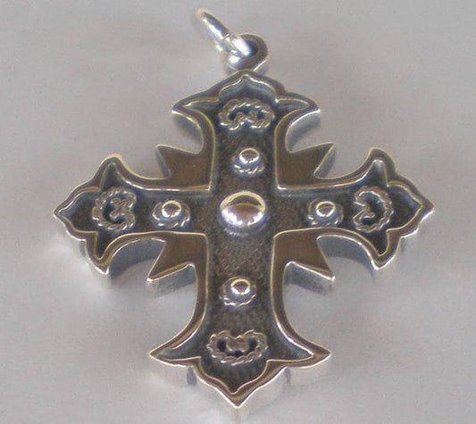 Byzantine Cross - Symbol of Faith - Pendant - 925 Sterling Silver