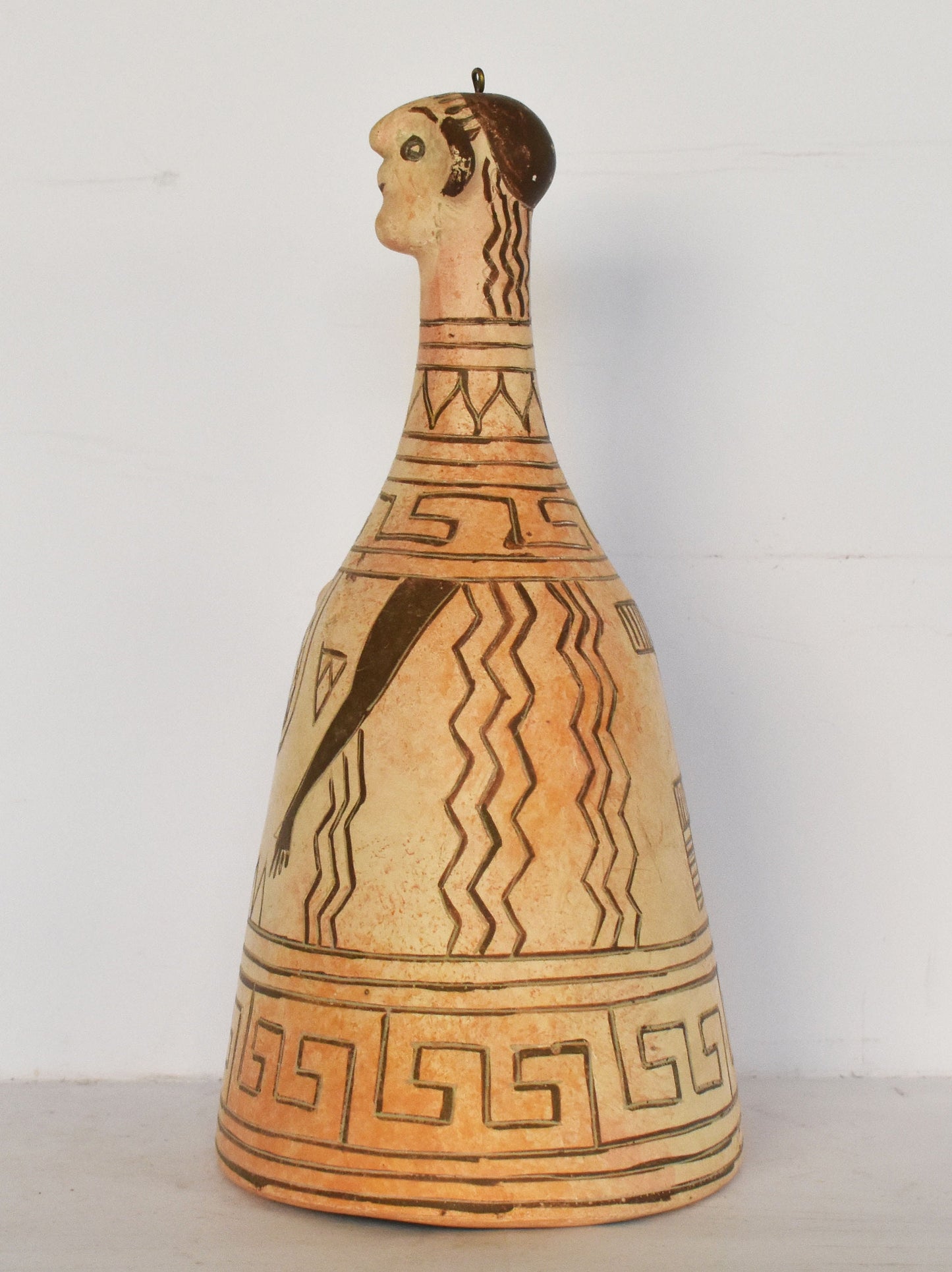 Bell-shaped Female Figurine - 600 BC - Boeotian - Archaeological Museum of Thiva - Reproduction - Ceramic Artifact