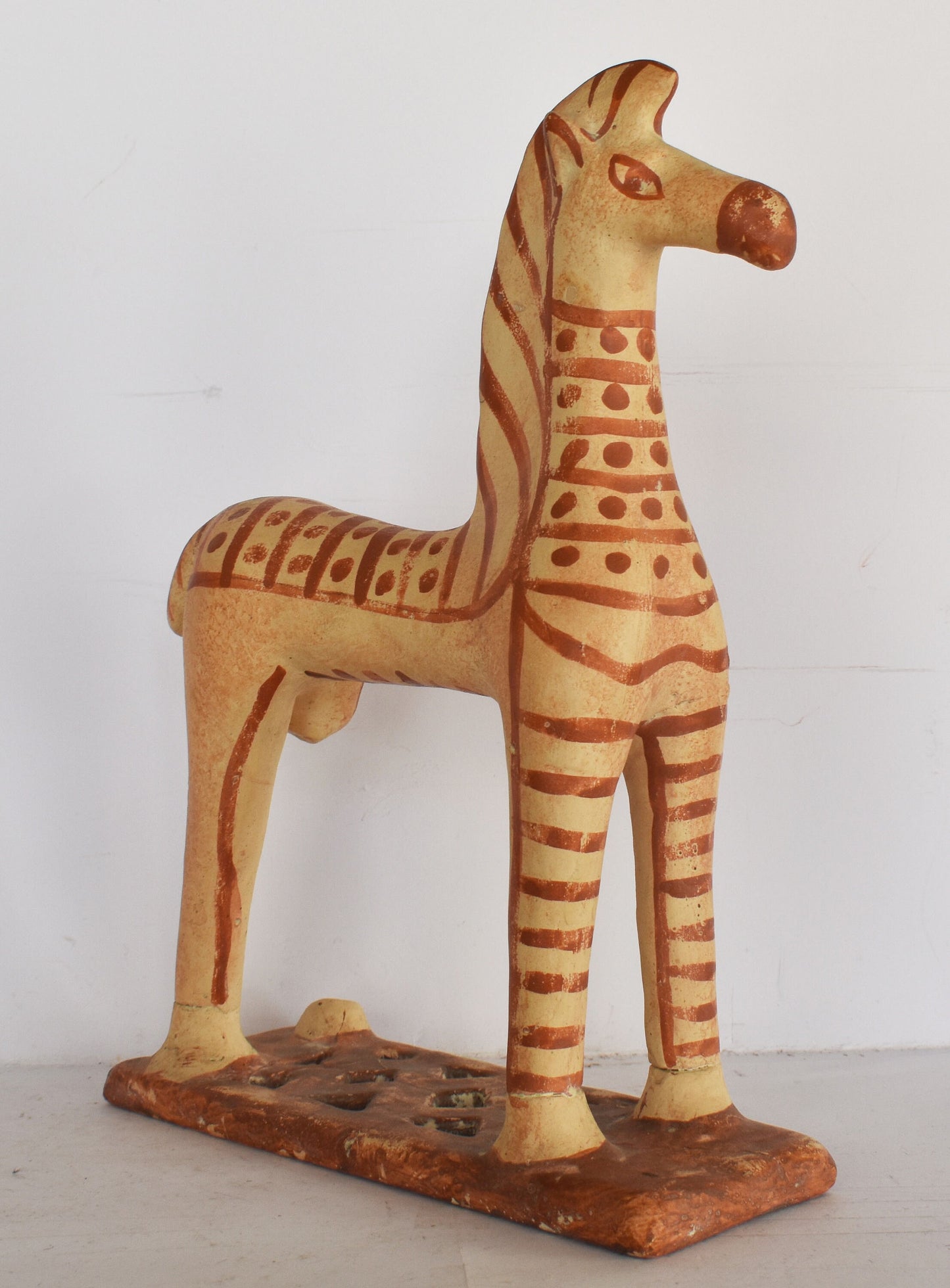 Horse with Broken Leg - Children's Toy - Athens, Attica  - 400 BC - Ancient Agora Museum - Reproduction - Ceramic Artifact