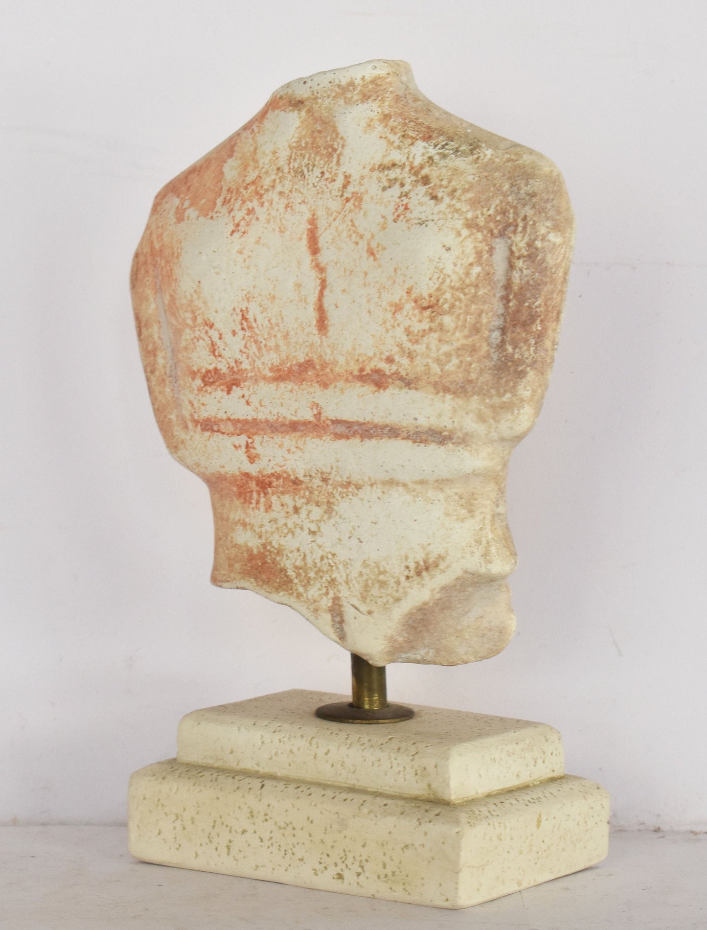 One of the Broken Cycladic Idols from Keros - Mysterious Ancient Rituals- Museum Reproduction - Ceramic Artifact