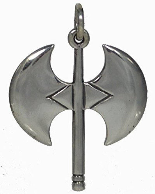 Labrys -Minoan Double Headed Axe, Knossos Palace - Symbol of the Arche of the Creation, Fertility -  Pendant - 925 Sterling Silver