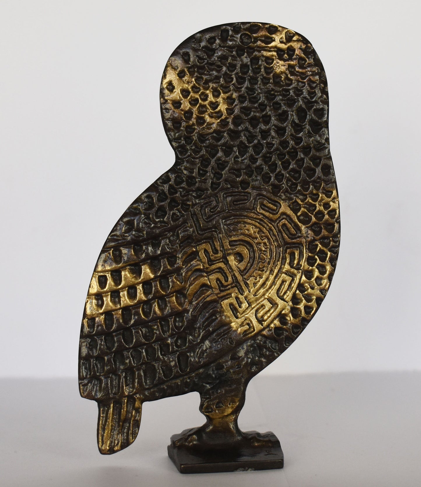 Athenian Owl - Symbol of Wisdom - Ancient Greek Reproduction  - Bronze Sculpture