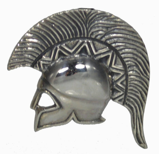 Spartan Helmet  - King Leonidas  - 300 Spartans - Pendant, Brooch Pin -  - 925 Sterling Silver