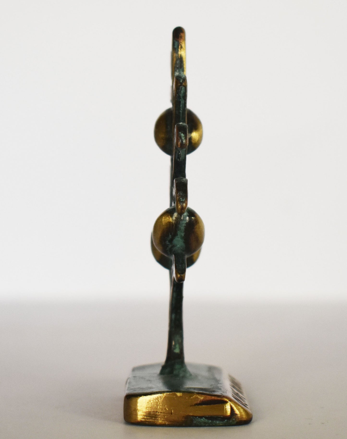 Olive branch - Ancient Greek Miniature - Symbol of Peace and Friendship - pure Bronze Sculpture