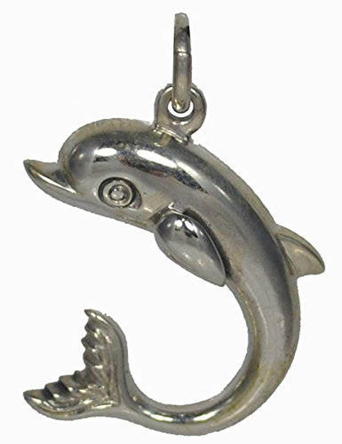 Dolphin - Poseidon's and Aphrodite's Symbol - Pendant - 925 Sterling Silver