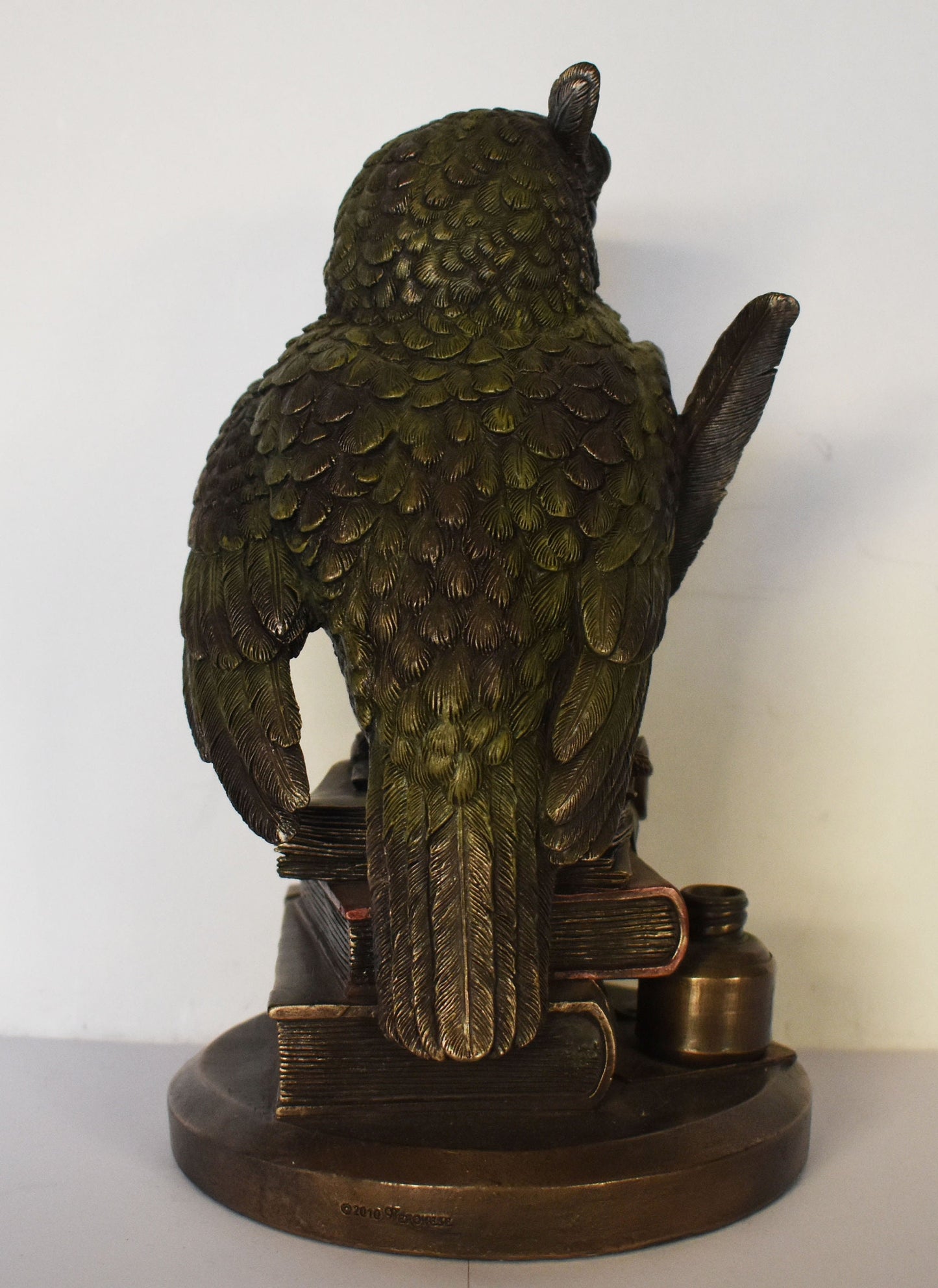 Owl Of Wisdom and Knowledge - Symbol of Goddess Athena Minerva - good luck - Ancient Greece - Cold Cast Bronze Resin