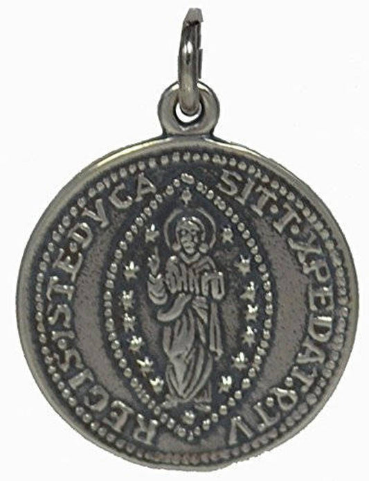 Venetian Doge Marcantonio Giustinian 1684-1688- St. Mark - Christ - Coin Pendant - 925 Sterling Silver