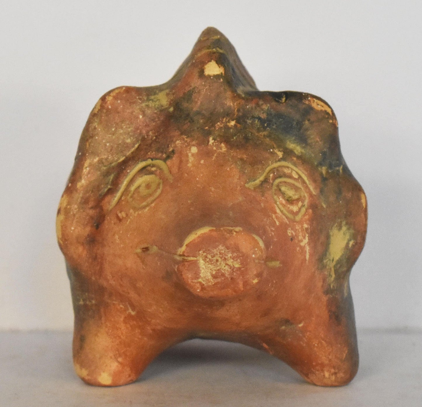 Idol of a Wild Pig -  Mycenae - 1100 BC - Symbol of Abundance, Courage, Generosity - Miniature - Museum Reproduction - Ceramic Artifact