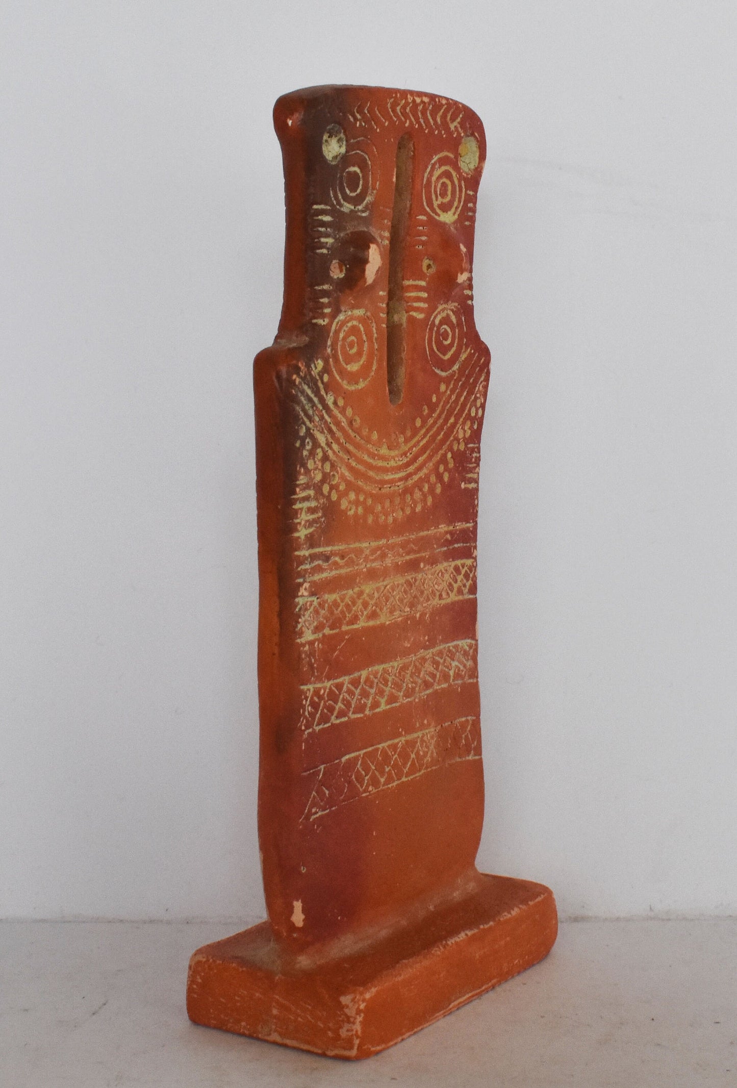 Plank Shaped Figurine - From Vounous - Early Cypriot III - Middle Cypriot I, 2000-1800 BC - Nicosia Museum, Reproduction - Ceramic Artifact