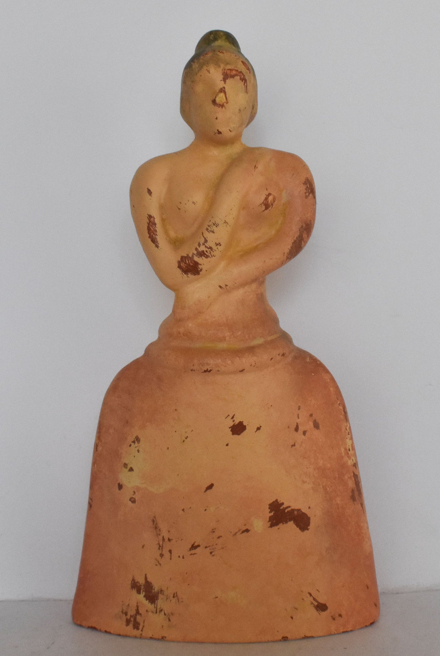 Minoan Female Figurine  - Prayer - Piscokefalo, Sitia, Crete - 1700-1600 BC - Heracleion Museum - Reproduction - Ceramic Artifact
