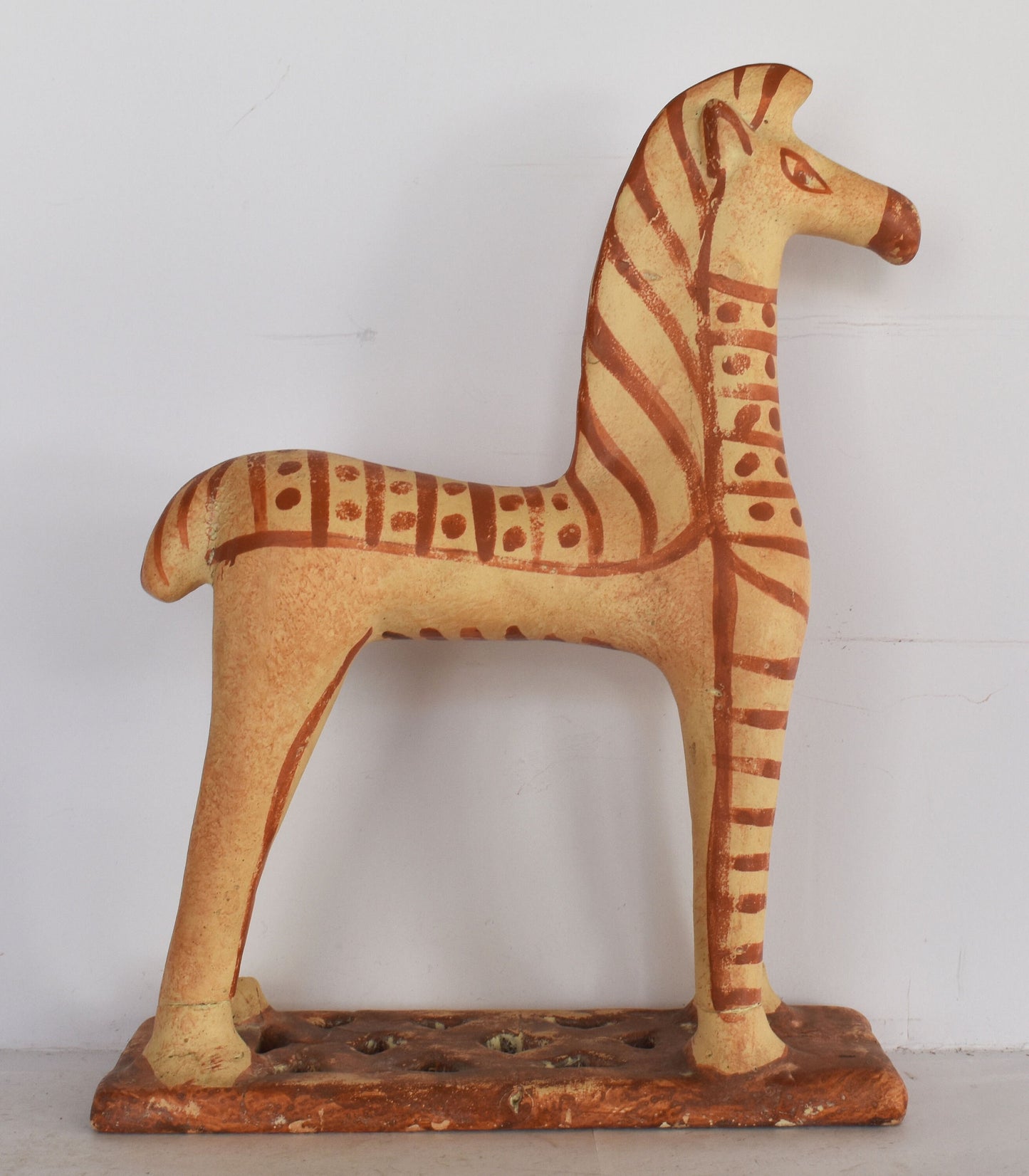 Horse with Broken Leg - Children's Toy - Athens, Attica  - 400 BC - Ancient Agora Museum - Reproduction - Ceramic Artifact