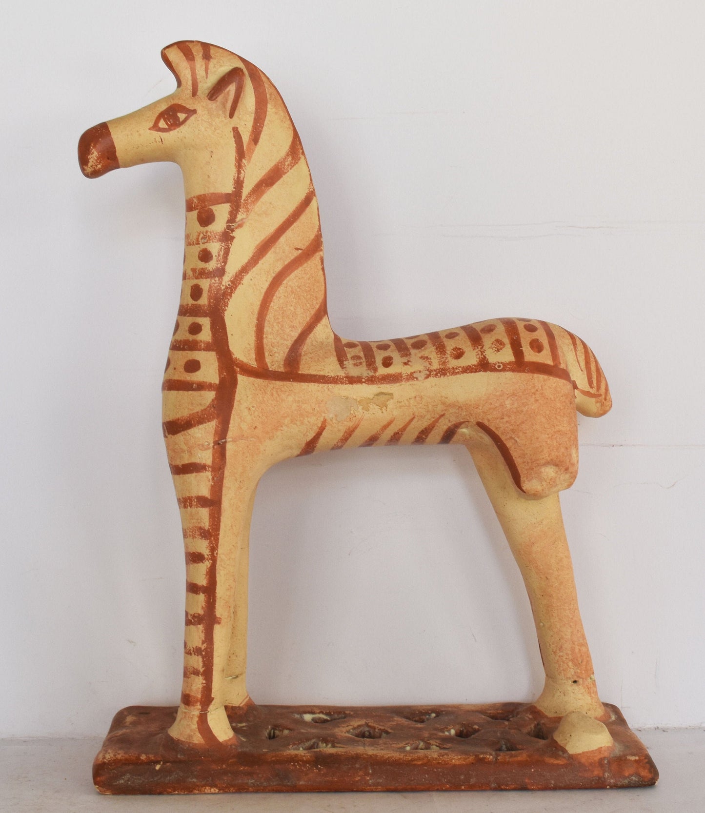 Horse with Broken Leg - Children's Toy - Athens, Attica  - 400 BC - Ancient Agora Museum - Reproduction - Ceramic Artifact