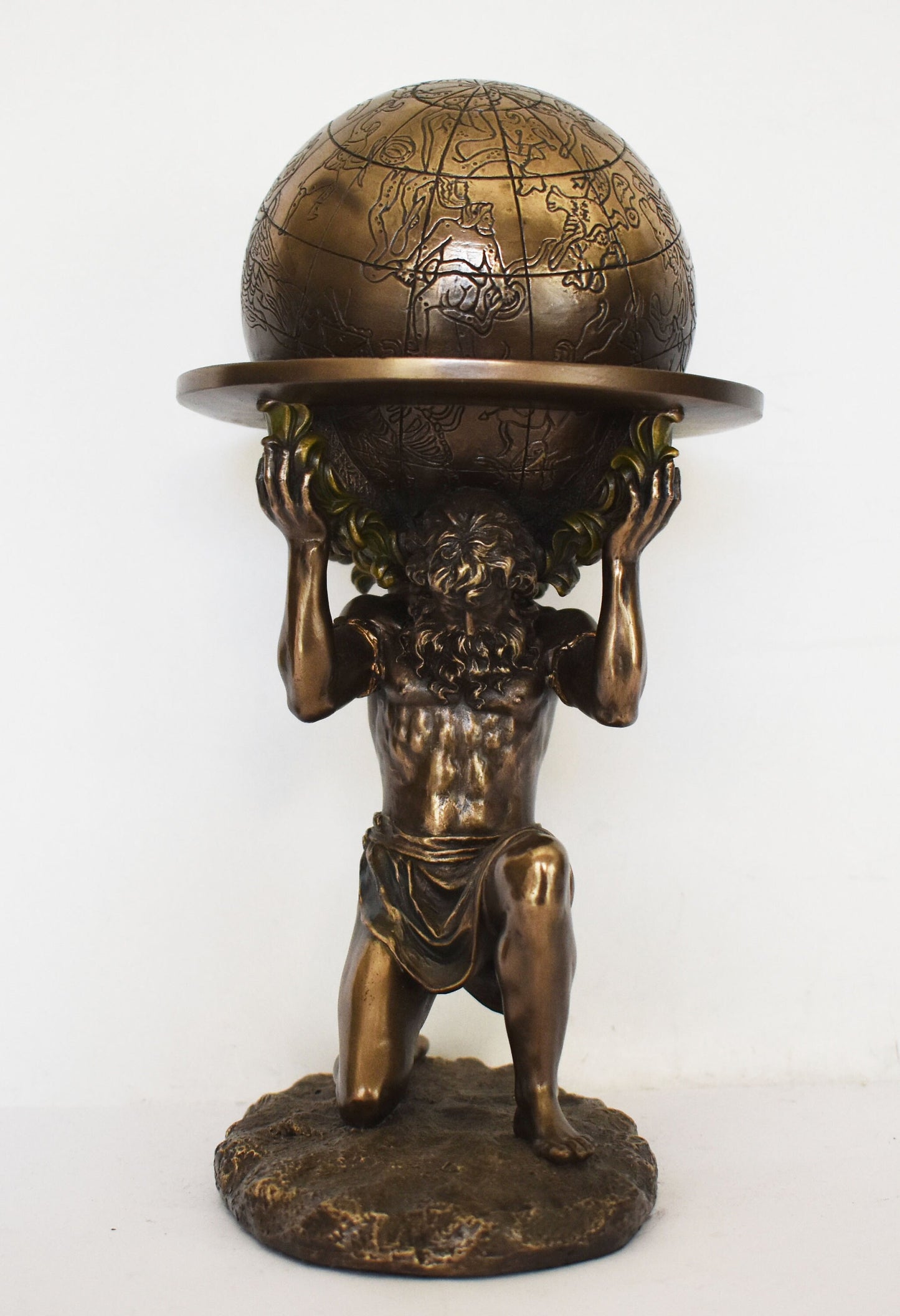 Atlas - Iapetus’ son - Guardian Of The Pillars or Bearer of the Heavens - God of Astronomy - Cold Cast Bronze Resin