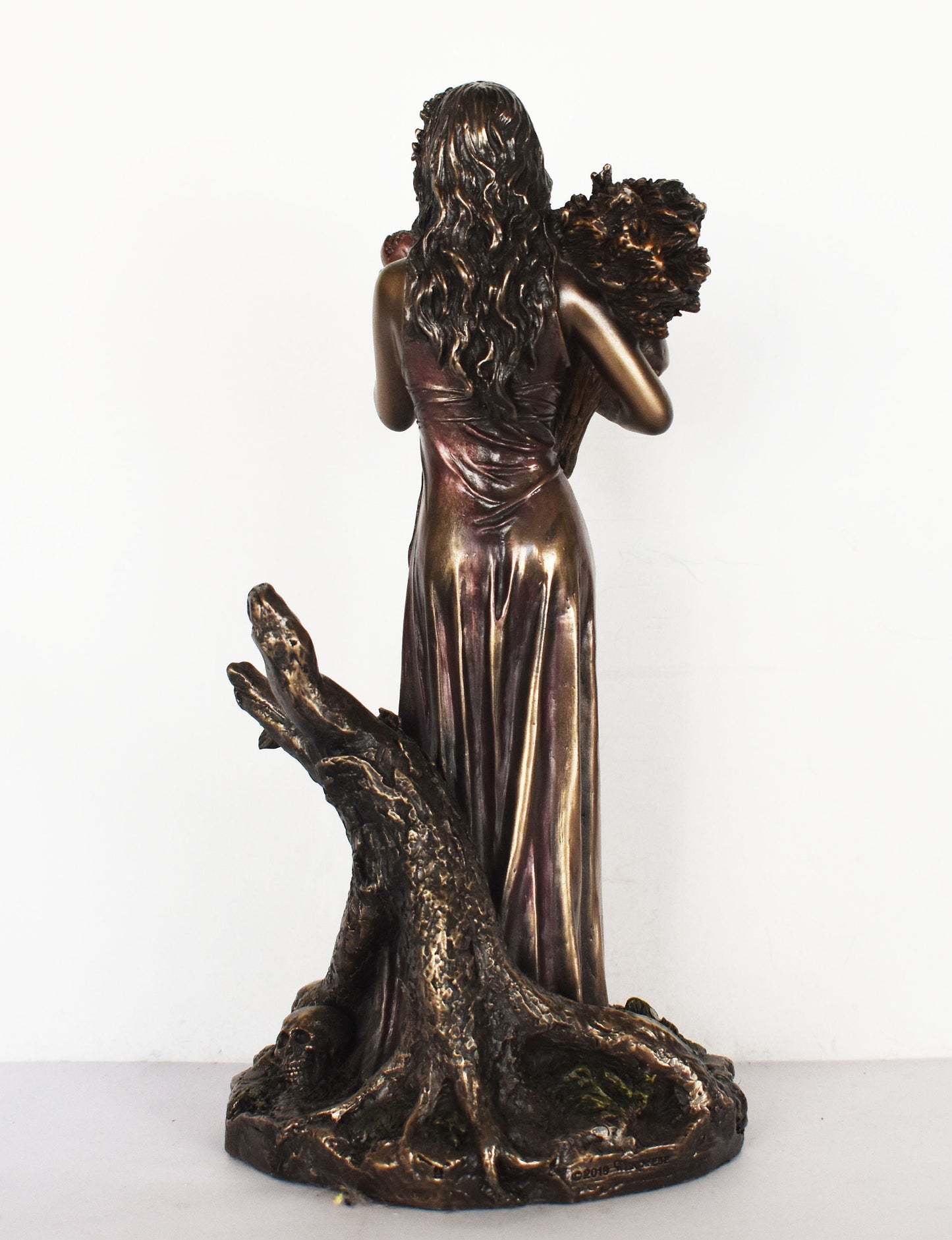 Persephone - Dual Deity - Daughter of Demeter and Zeus - Wife of Hades and the Queen of the Underworld - Cold Cast Bronze Resin