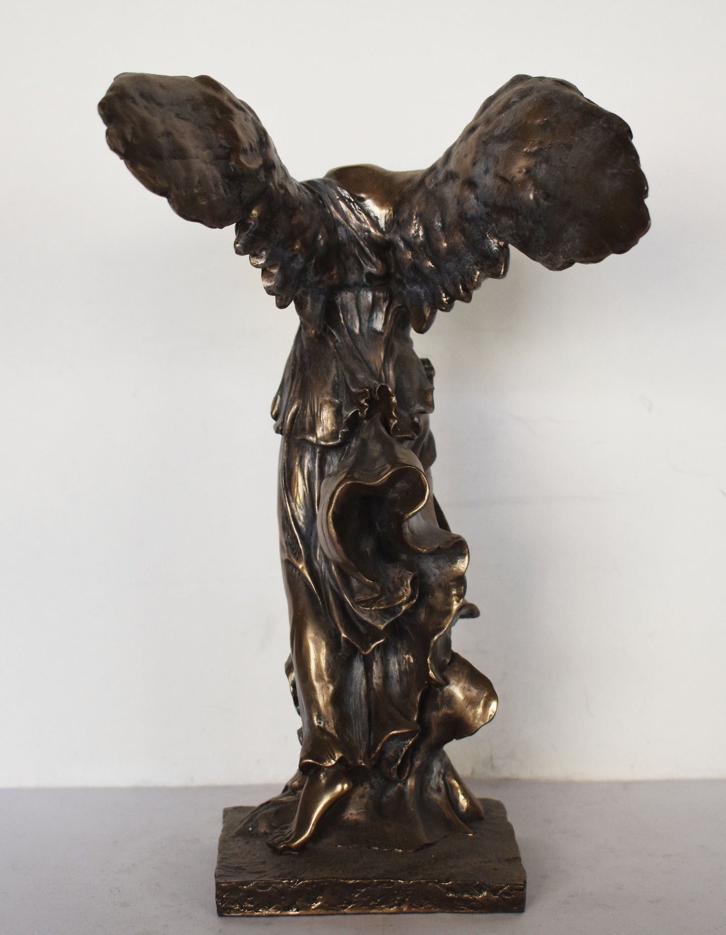 Nike - Winged Victory of Samothrace - One of the World's Most Celebrated Sculptures - Louvre Museum - Reproduction - Cold Cast Bronze Resin