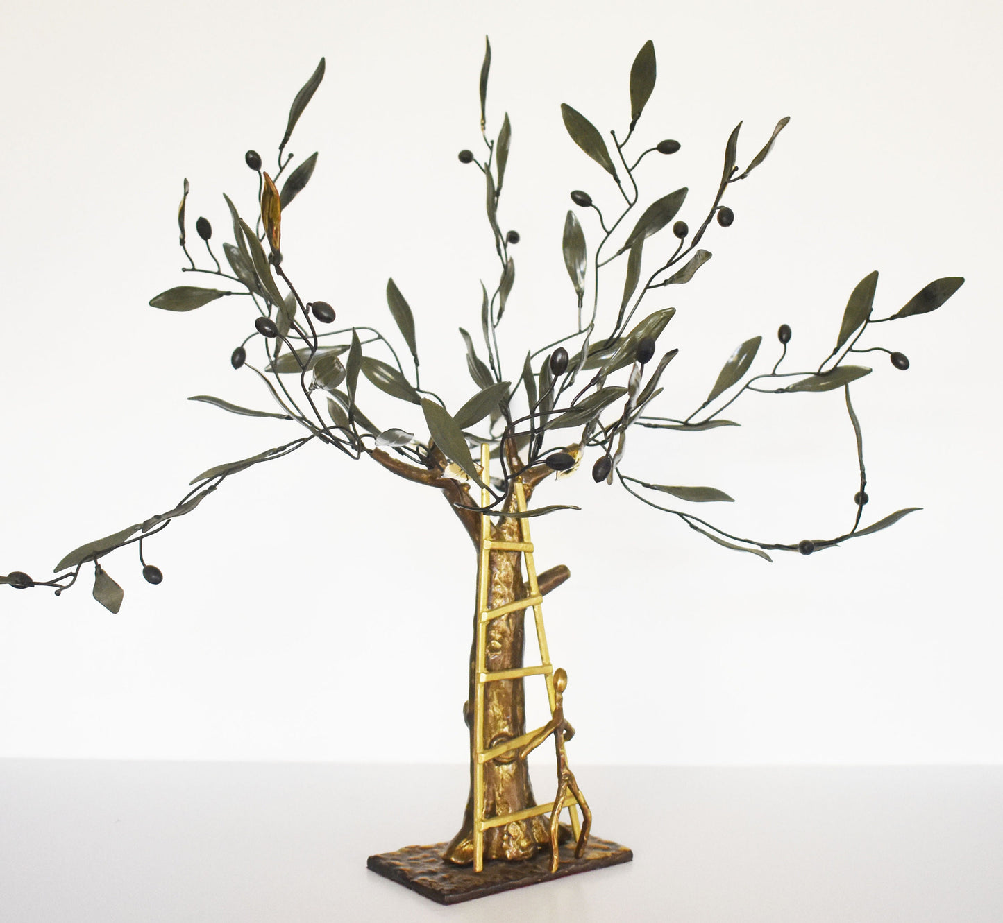 Olive Tree - Ancient Greek Symbol of Peace, Wisdom, Fertility, Prosperity, Immortality and Success - pure bronze  statue