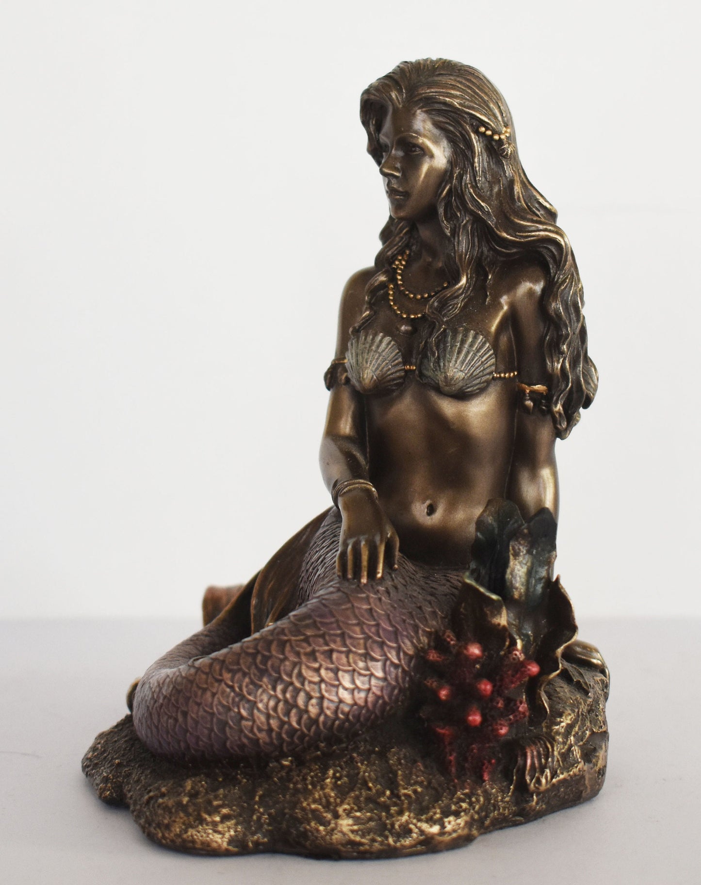 Thessalonike - Mermaid - Sister of Alexander The Great - Fountain of Immortality Legend - Sailor's Question - Cold Cast Bronze Resin