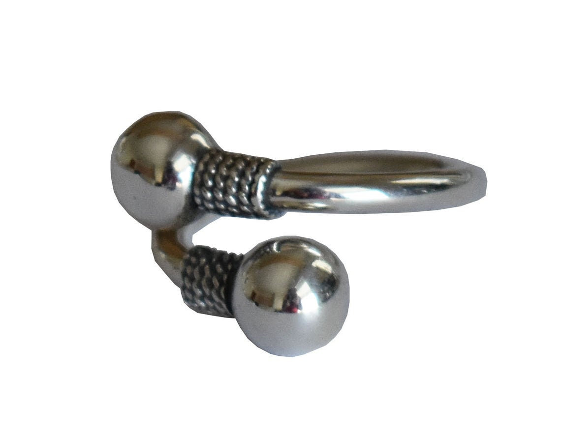 Modern Art Style - Every Day Proposal - Solid - Ring - Size Between Us 6 to 9 - 925 Sterling Silver