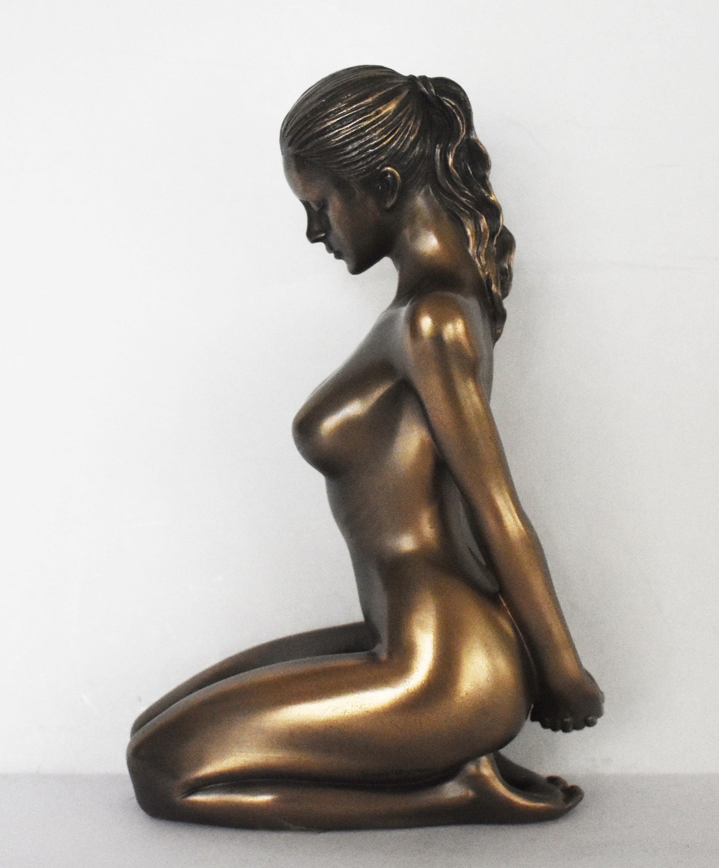 Naked Female Statue - physical attraction, emotional connection, admiration - Erotic - Cold Cast Bronze Resin