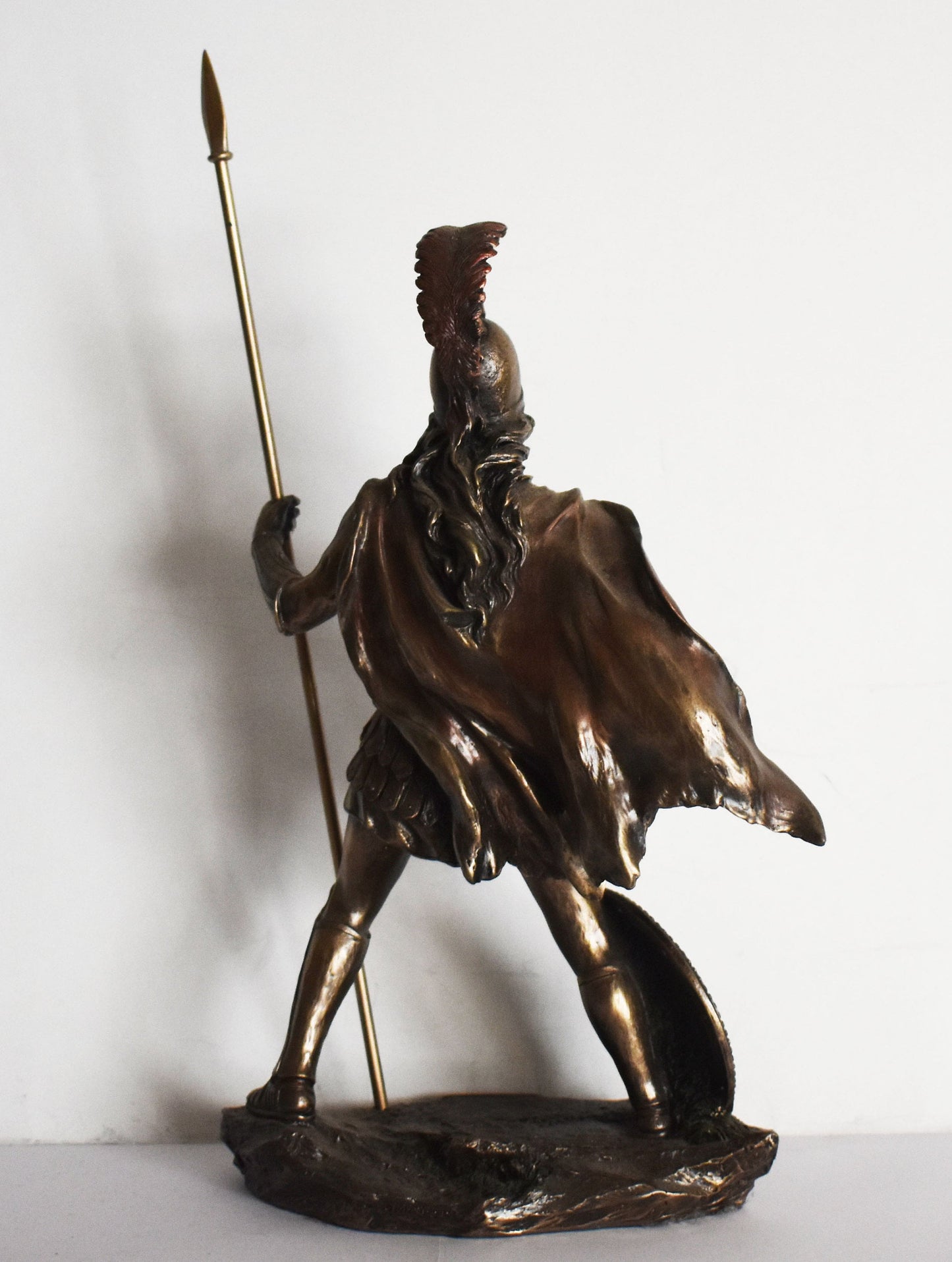Ares Mars - Greek Roman God of Courage and War -  The Spirit of Battle - One of the Twelve Olympians - Cold Cast Bronze Resin