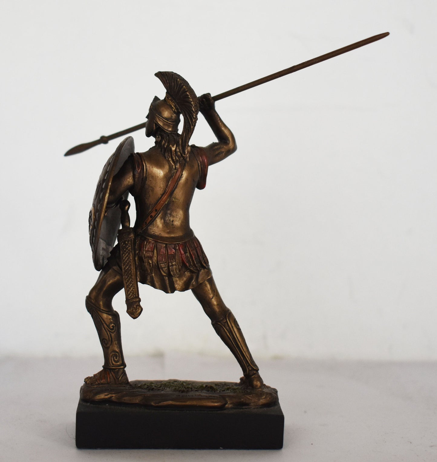 Spartan Hoplite Mini - King Leonidas and 300 - Battle of Thermopylae - 480 BC - Cold Cast Bronze Resin