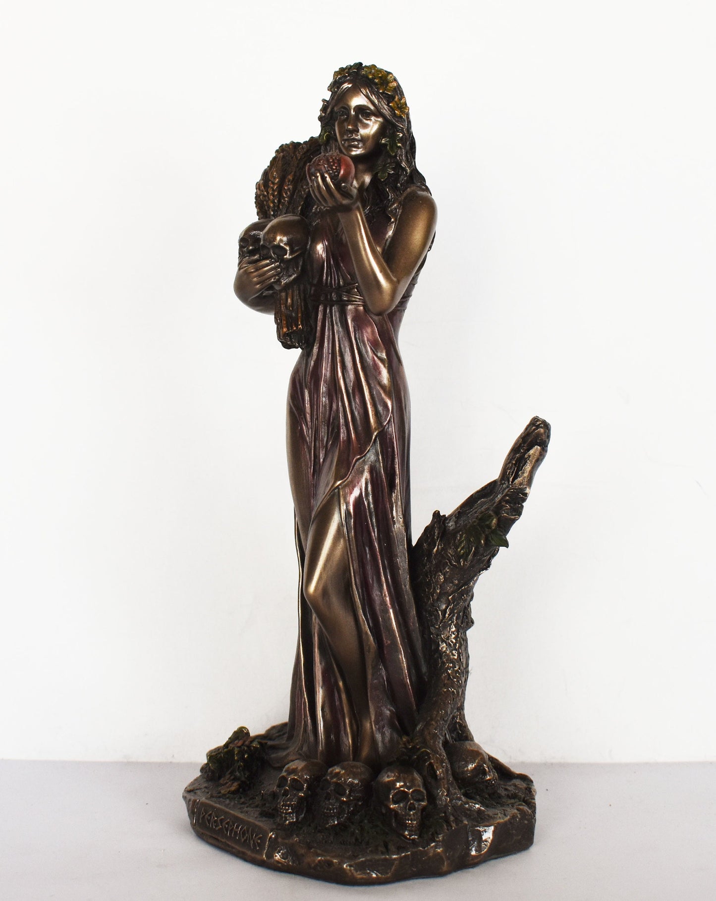 Persephone - Dual Deity - Daughter of Demeter and Zeus - Wife of Hades and the Queen of the Underworld - Cold Cast Bronze Resin