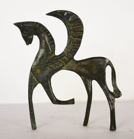 Pegasus - the Mythical Winged Horse - Symbol of Divine and Inspiration- Bellerophon and Perseus - pure Bronze Sculpture