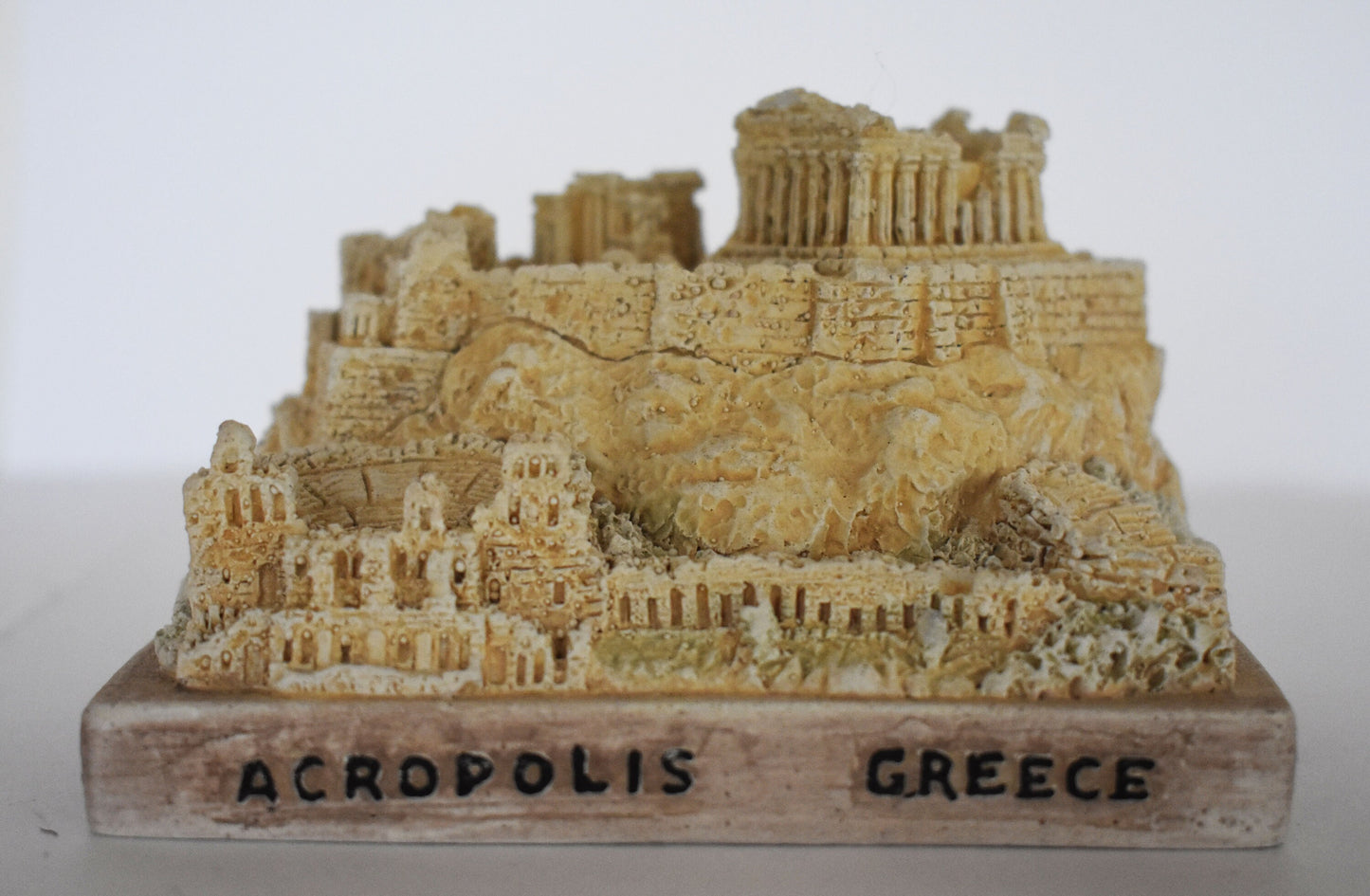 Acropolis of Athens - Defensively District Containing the Chief Municipal and Religious Buildings - Handmade - Casting Stone Statue