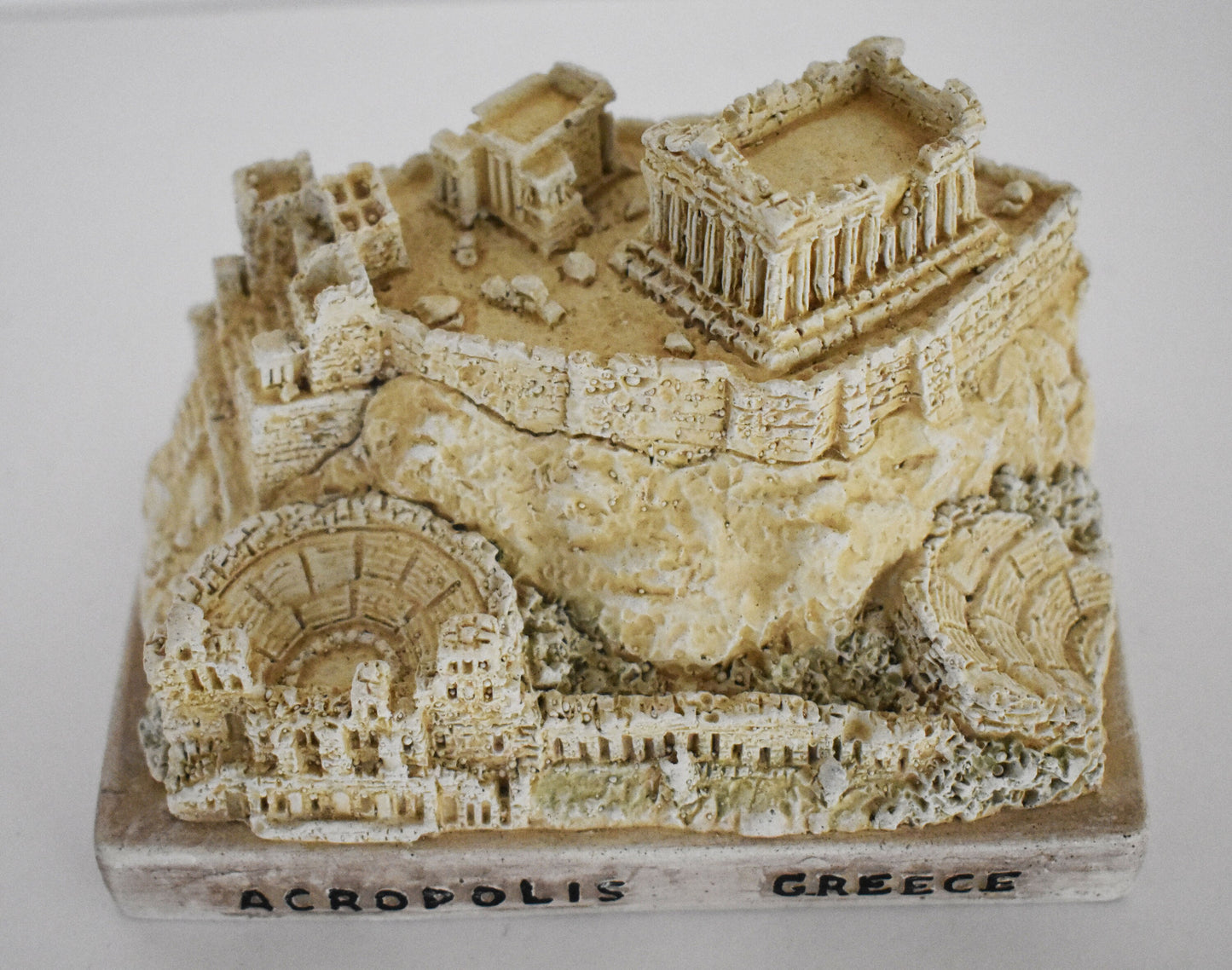Acropolis of Athens - Defensively District Containing the Chief Municipal and Religious Buildings - Handmade - Casting Stone Statue