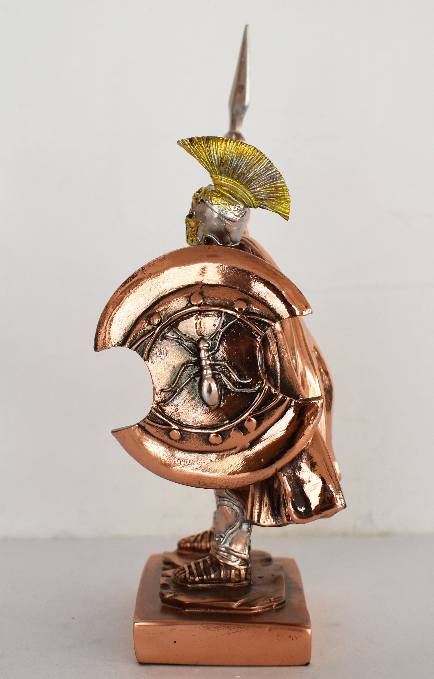 Myrmidon Warrior - Ancient Nation of Greek Mythology - Achilles Army - Homer's Iliad - Trojan War - Copper Plated Alabaster