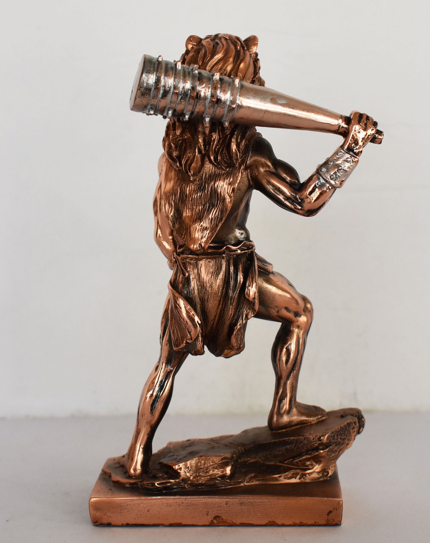 Hercules - Heracles - Demi-god - Greek Divine Hero - The 12 Labours - Strong, Brave and Masculine - Copper Plated Alabaster