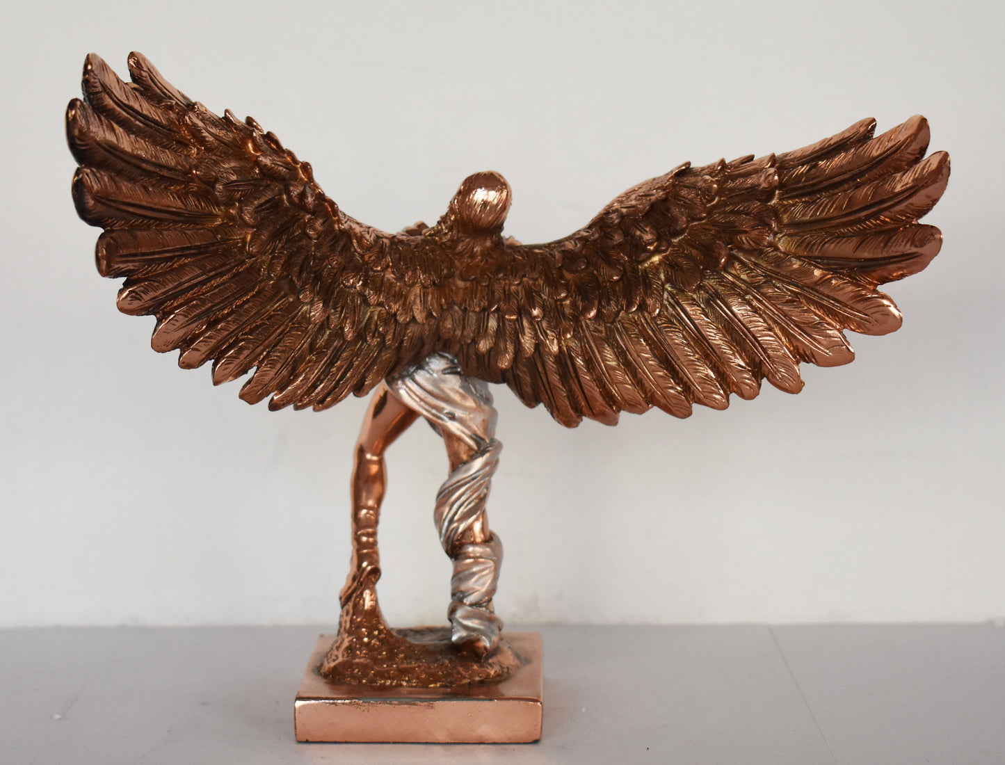 Icarus - Son of Daedalus - Fell from the sky, plunged into the sea, and drowned - Don't Fly Too Close to the Sun - Copper Plated Alabaster