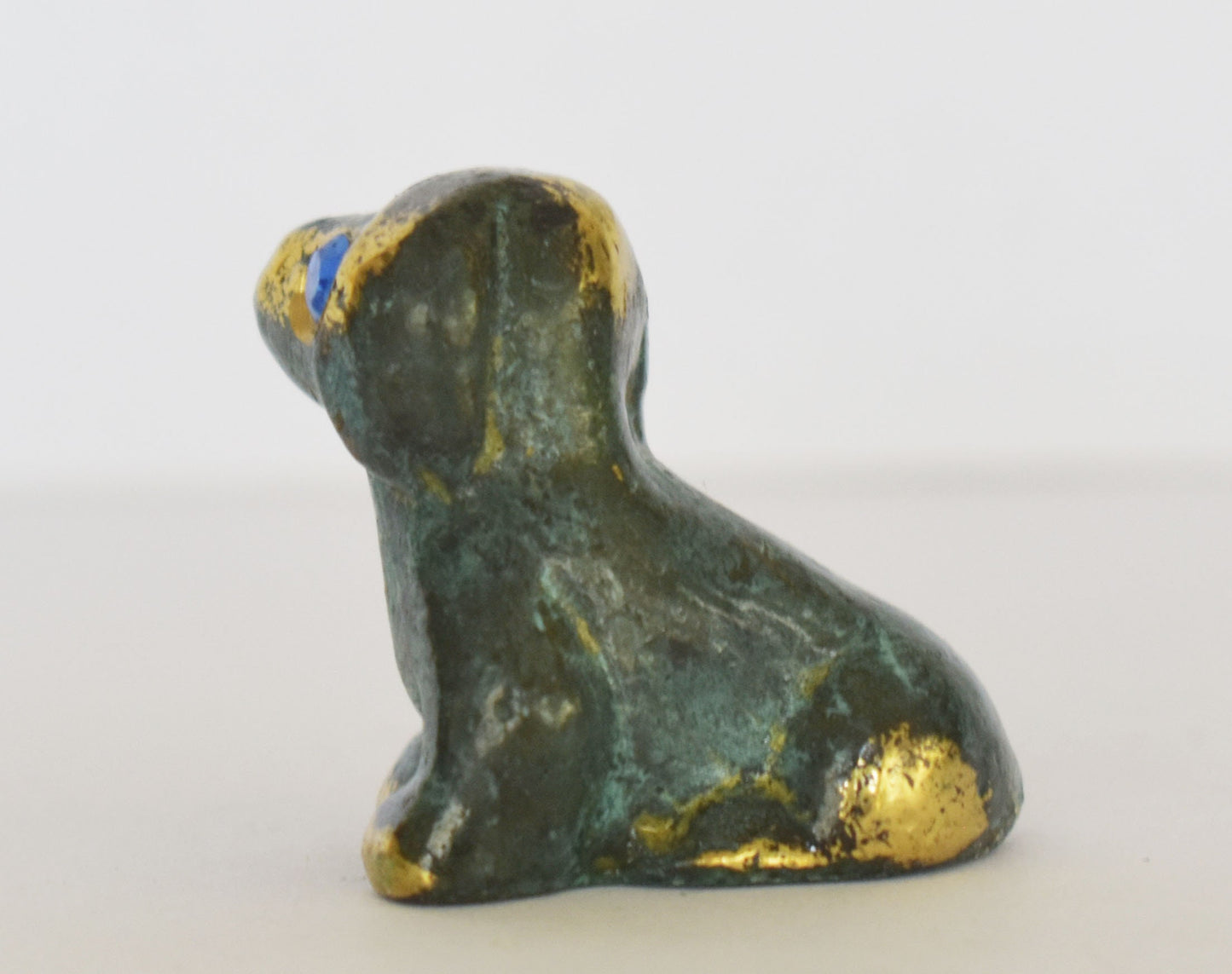 Dog - Man's Best Friend - Symbol of Loyal, Faithful, Honesty and Willing to Fight Injustice - Miniature - pure bronze  statue