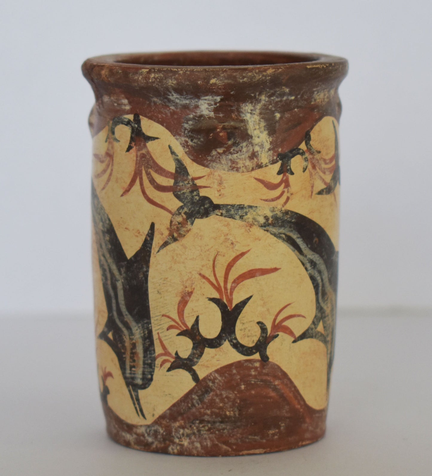 Vessel with Dolphins - Minoan - 1800 BC - Knossos Palace - Crete - Miniature - Ceramic Vase