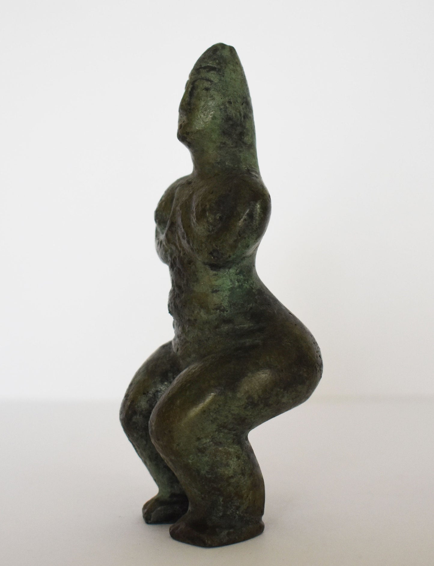 Paleolithic Female Figurine - Fertility Statue - Ancient Greek Reproduction - Small - pure bronze sculpture