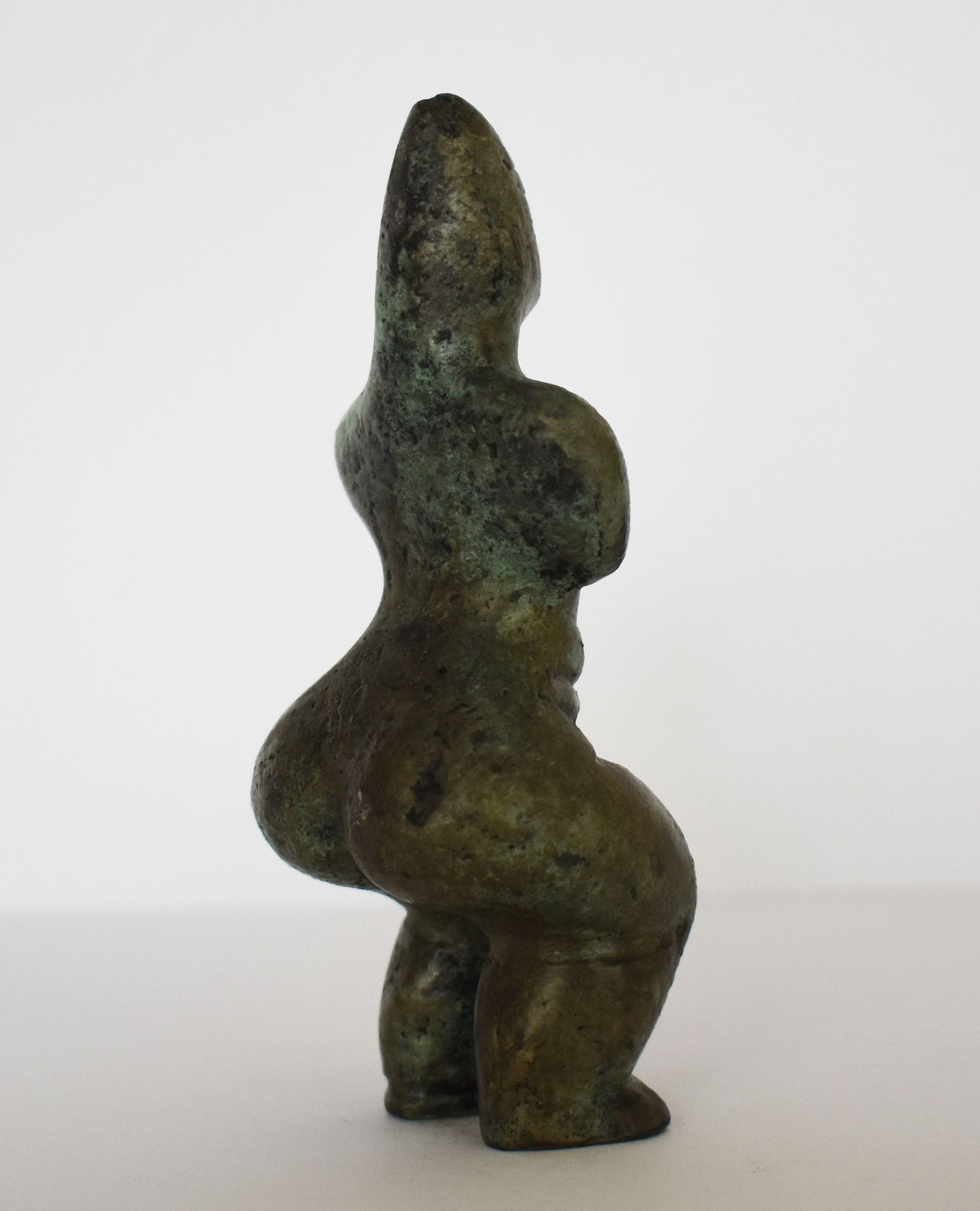 Paleolithic Female Figurine - Fertility Statue - Ancient Greek Reproduction - Small - pure bronze sculpture