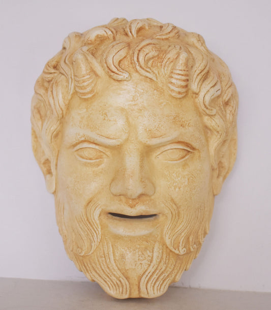 Pan Mask - God of the Wild, Shepherds, Rustic Music and Companion of the Nymphs - Wall Decoration