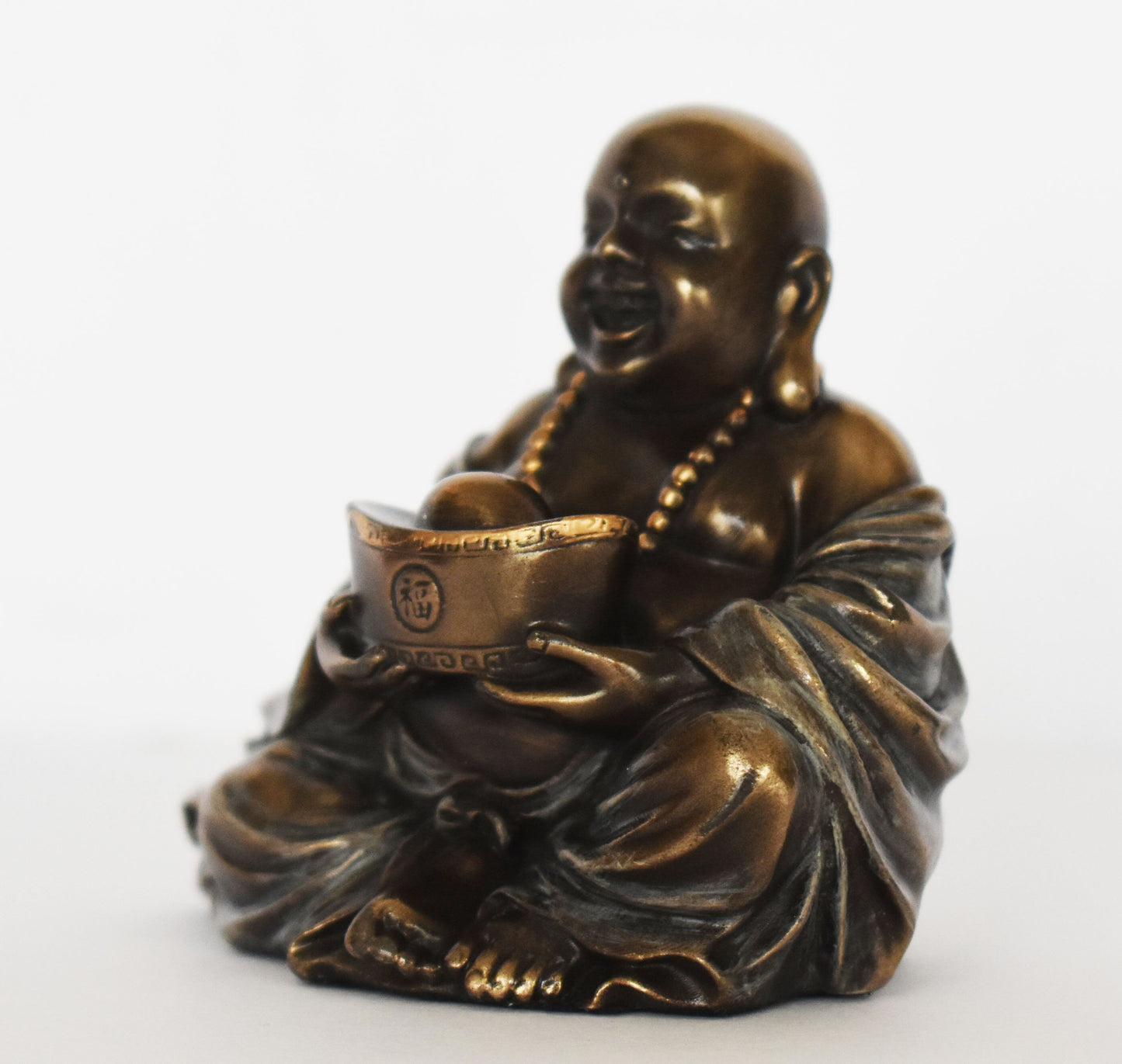 Buddha Siddhartha Gautama - Philosopher, Mendicant, Spiritual Teacher, Religious Leader -  500-400 BC - Mini - Cold Cast Bronze Resin