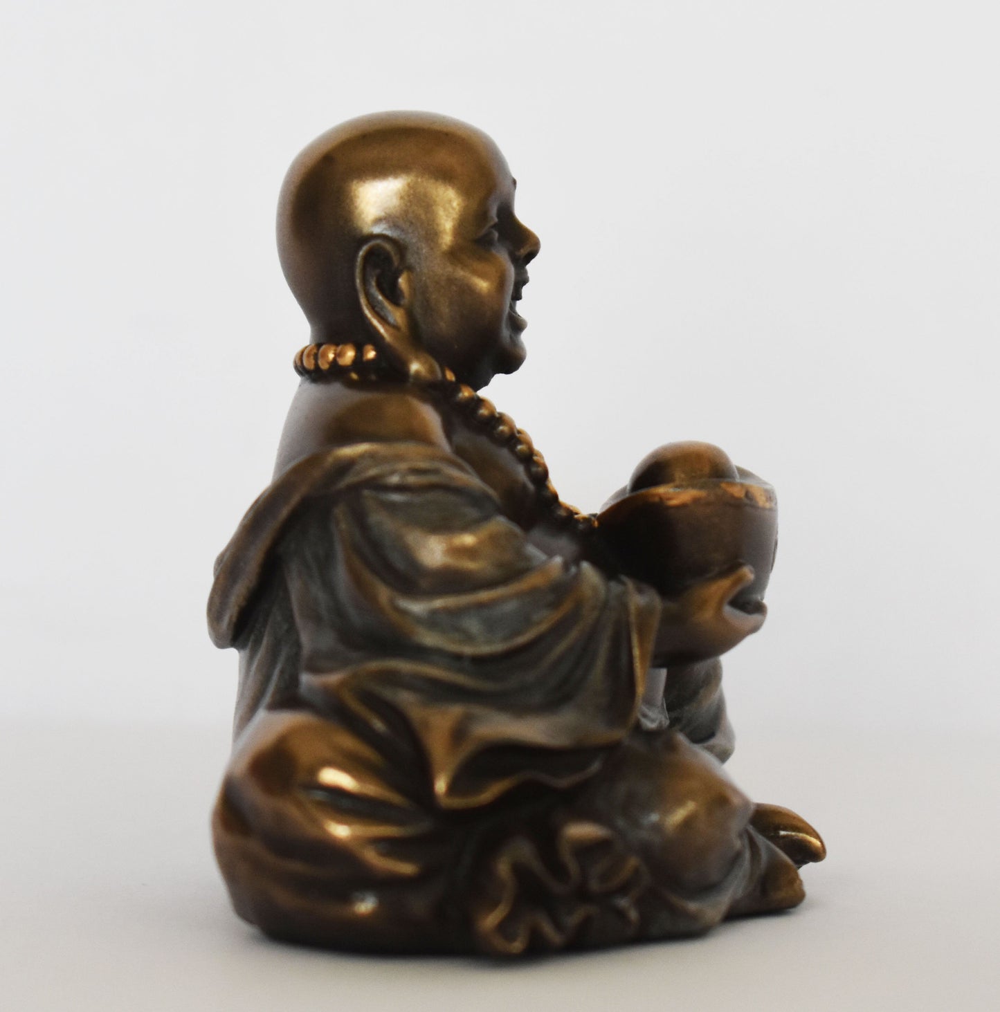 Buddha Siddhartha Gautama - Philosopher, Mendicant, Spiritual Teacher, Religious Leader -  500-400 BC - Mini - Cold Cast Bronze Resin