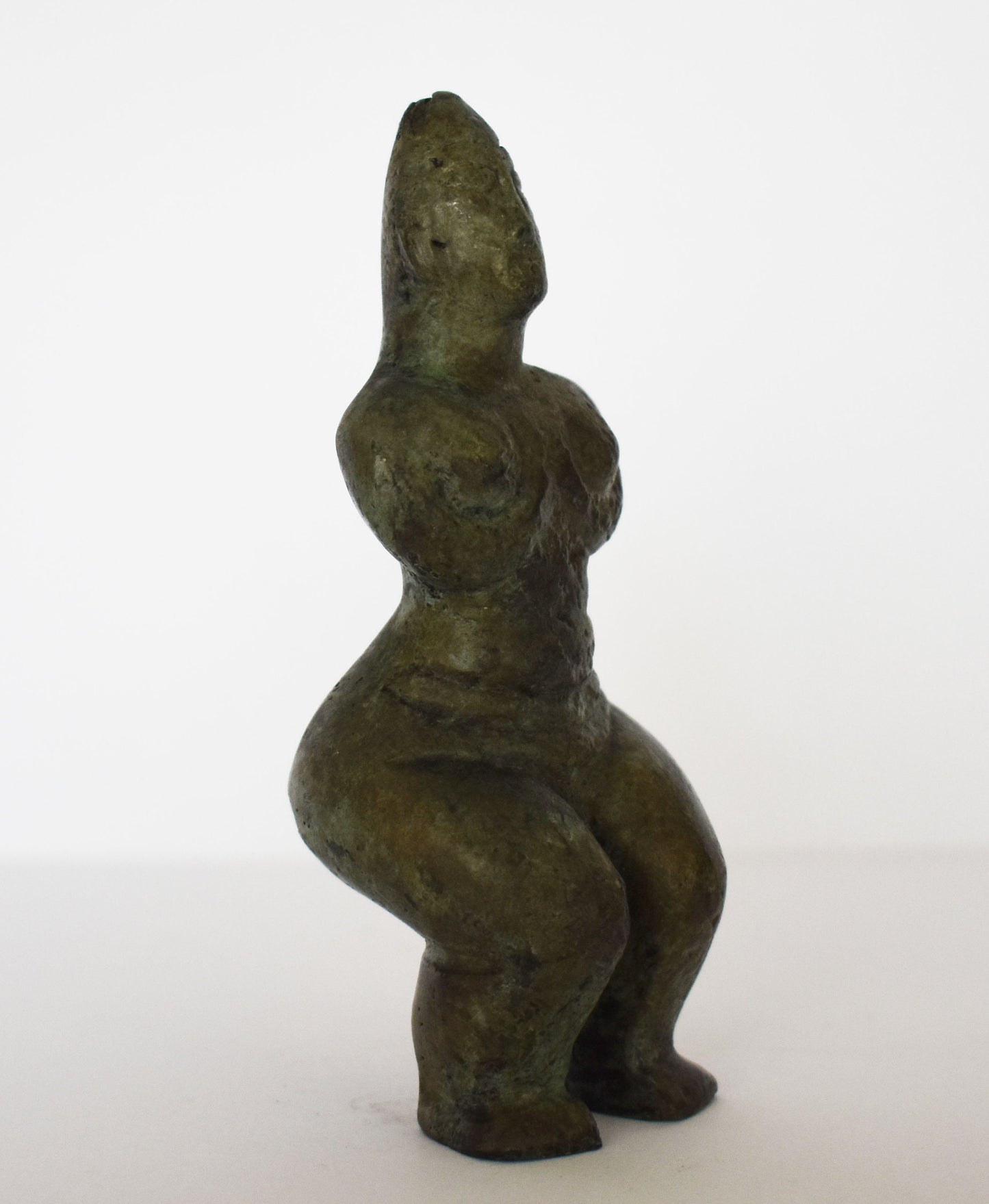 Paleolithic Female Figurine - Fertility Statue - Ancient Greek Reproduction - Small - pure bronze sculpture