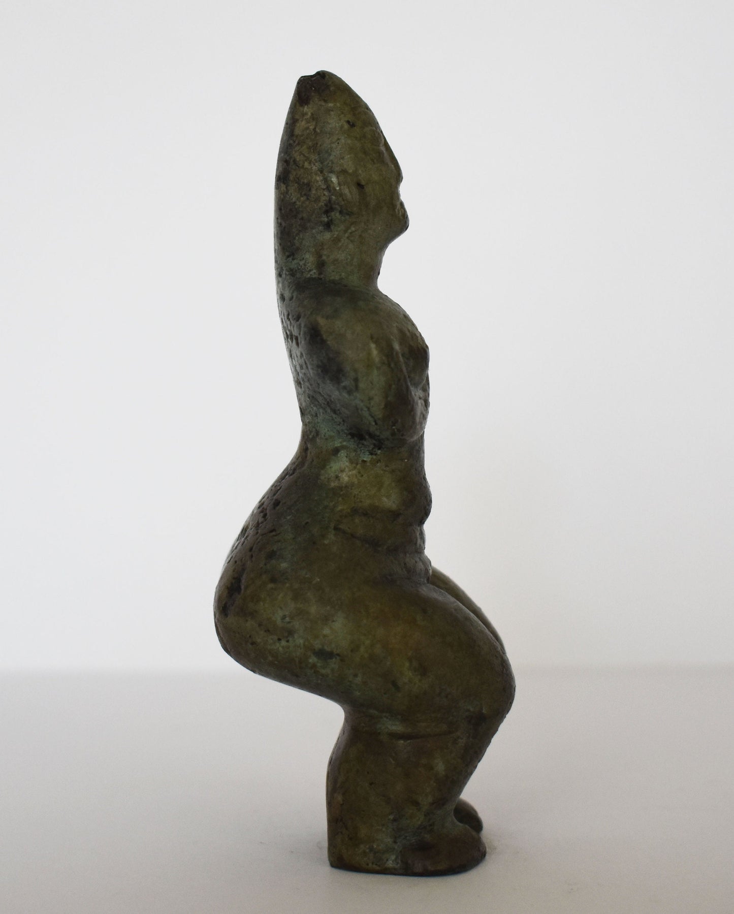 Paleolithic Female Figurine - Fertility Statue - Ancient Greek Reproduction - Small - pure bronze sculpture