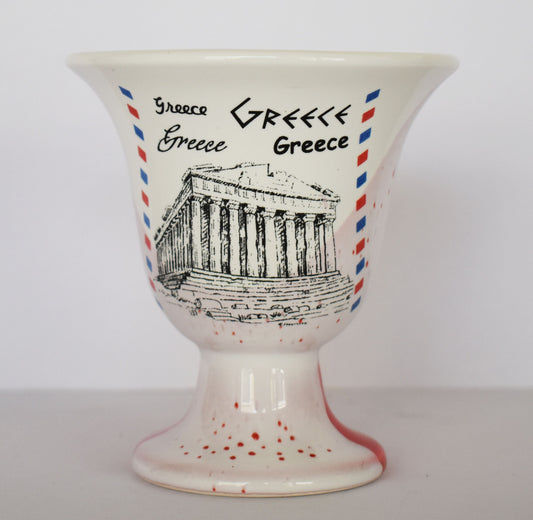 Pythagoras Cup - Fair Cup, Cup of Justice - Parthenon - Temple of Goddess Athena - Ceramic  - Handmade in Greece