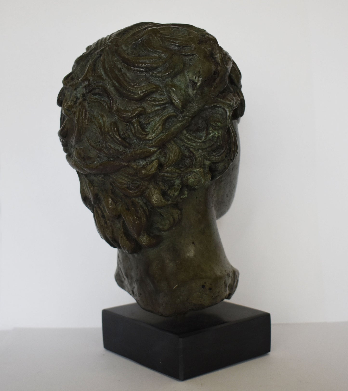 Antinous Bust - Antinoos - An Ancient Love Story with Roman Emperor Hadrian over the Centuries - pure bronze sculpture