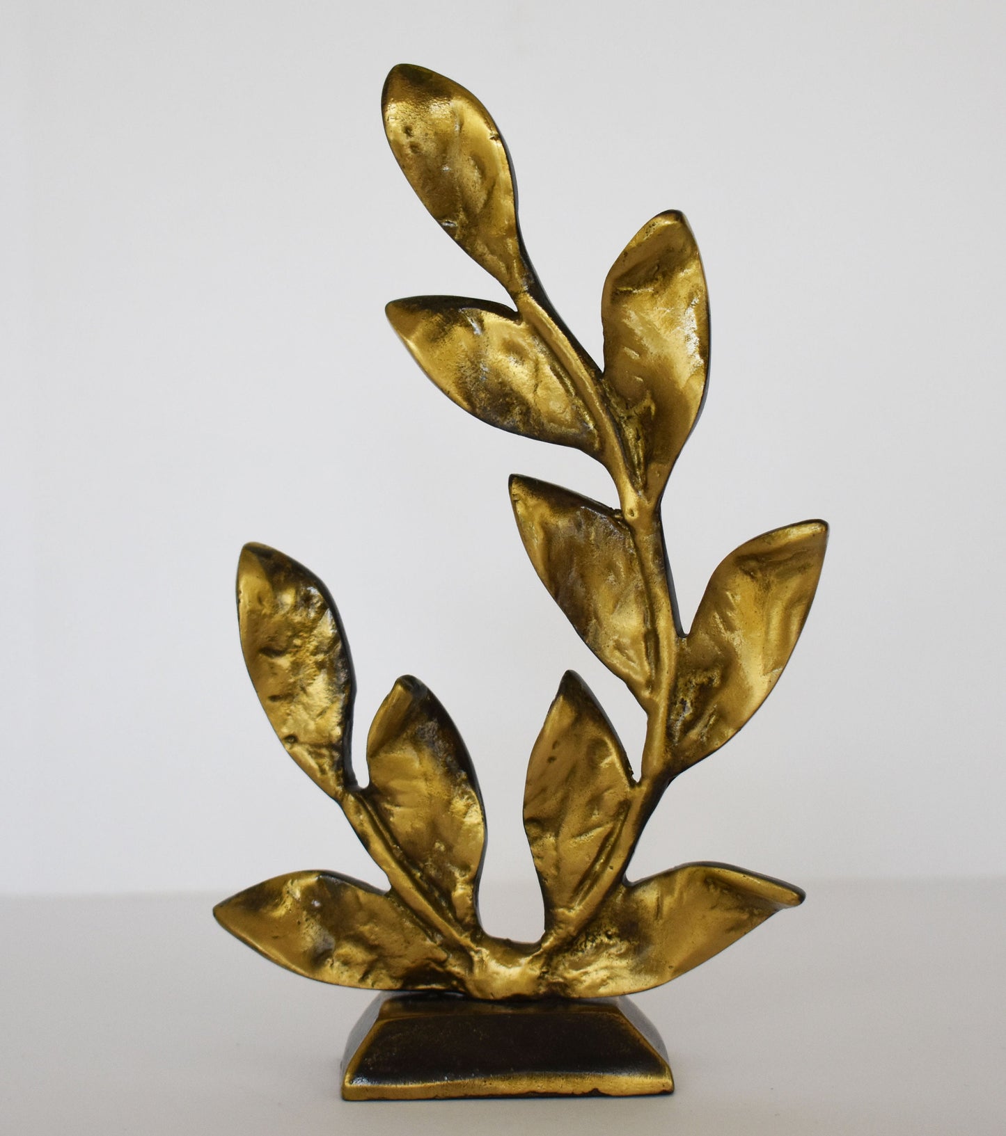 Olive Branch - Ancient Greek Symbol of Peace and Victory - Olympic Games Prize - pure bronze  statue