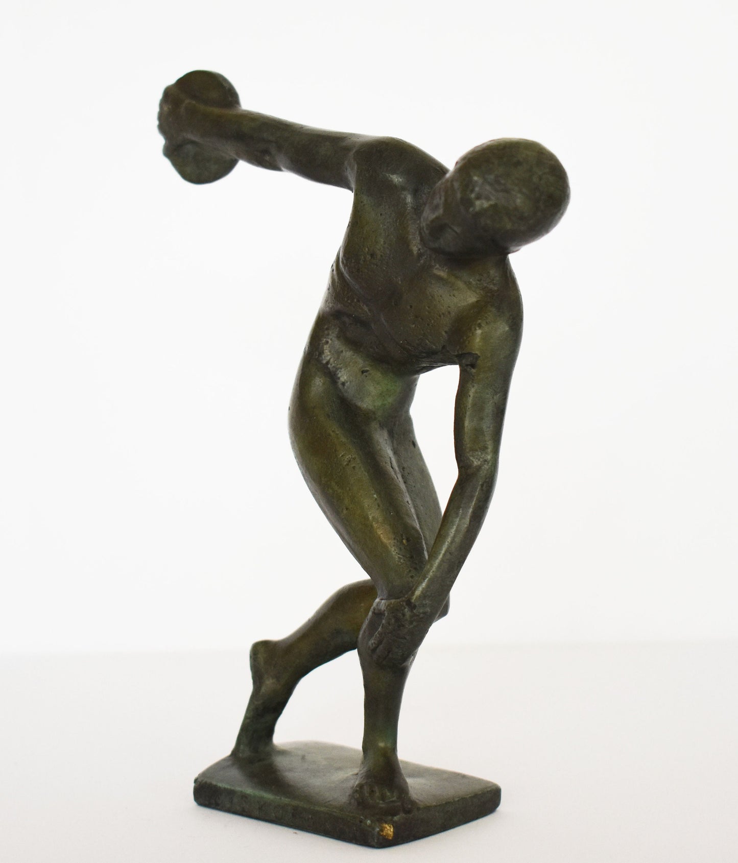 Discobolus of Myron - Discus Thrower - Ancient Greek Olympic Games - pure Bronze Sculpture