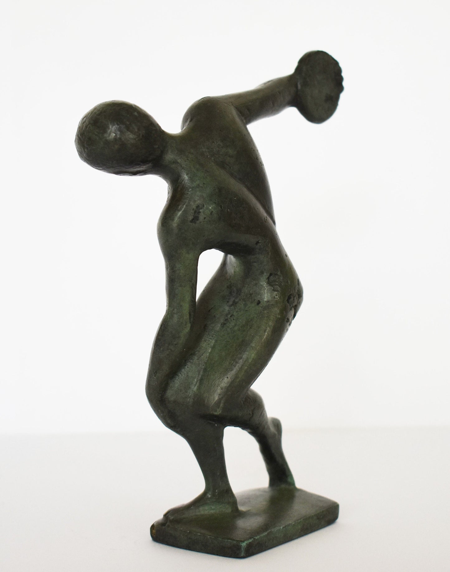 Discobolus of Myron - Discus Thrower - Ancient Greek Olympic Games - pure Bronze Sculpture